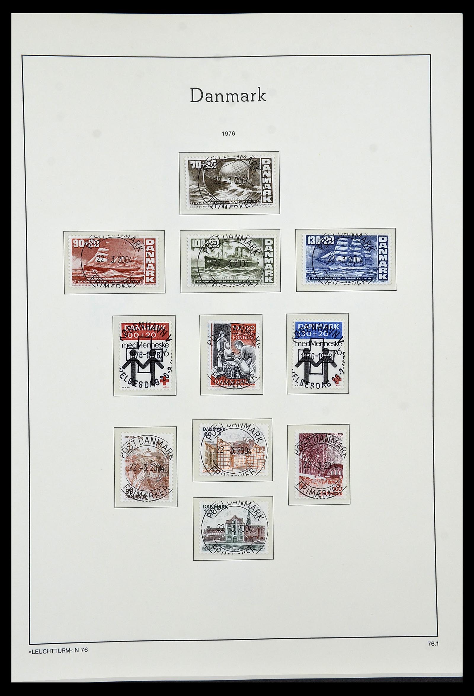 34183 042 - Postzegelverzameling 34183 Denemarken 1930-2014.