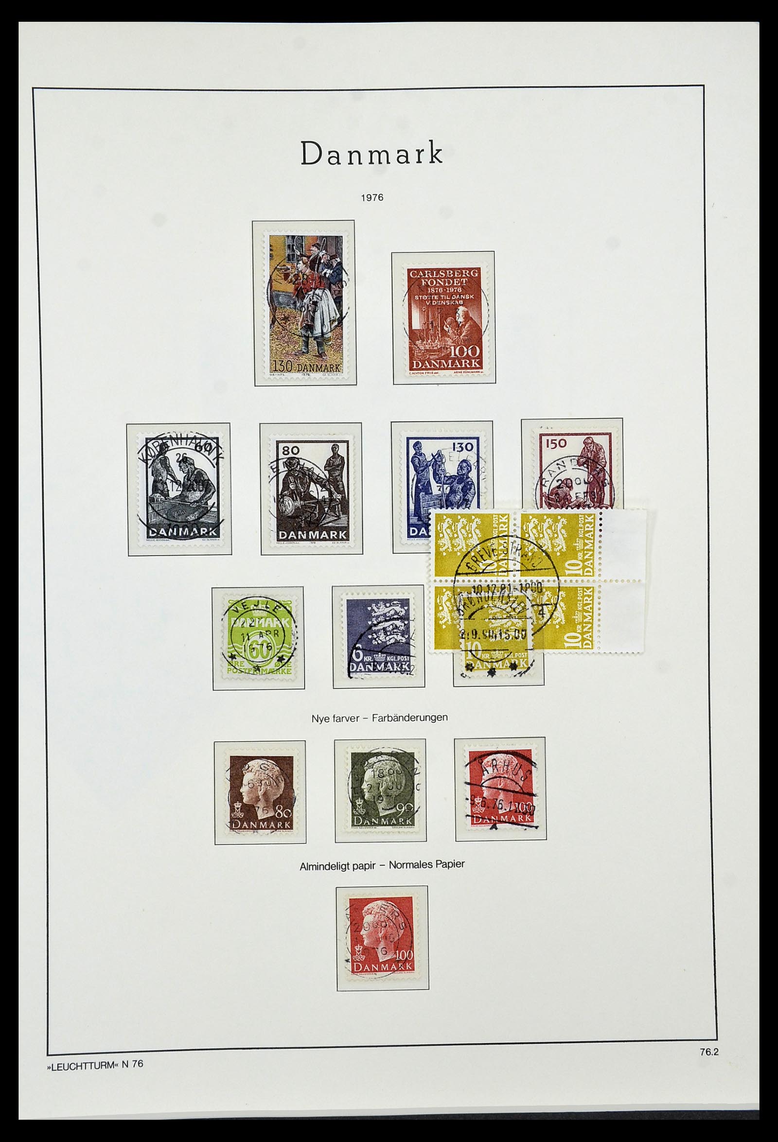 34183 043 - Postzegelverzameling 34183 Denemarken 1930-2014.