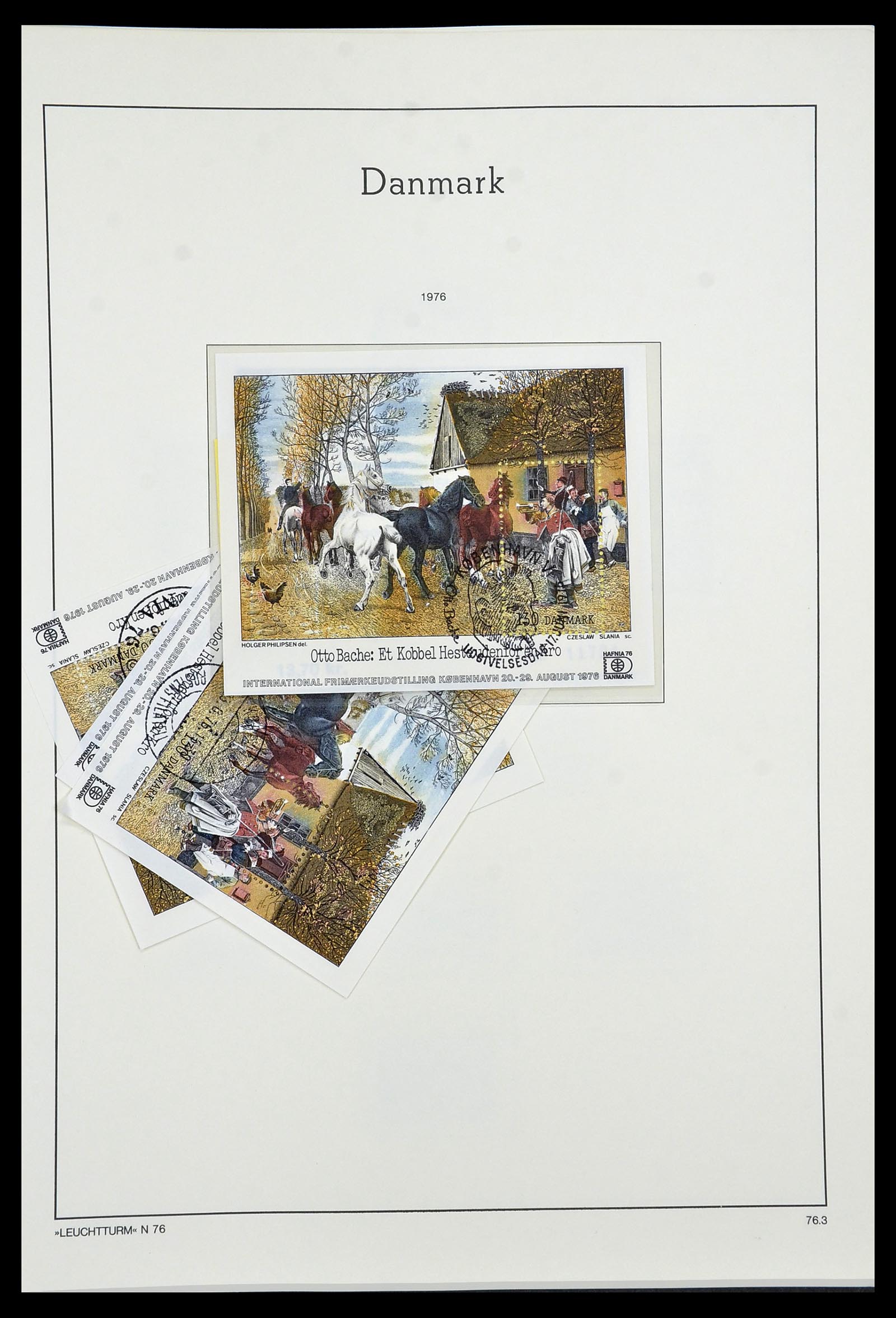 34183 044 - Postzegelverzameling 34183 Denemarken 1930-2014.