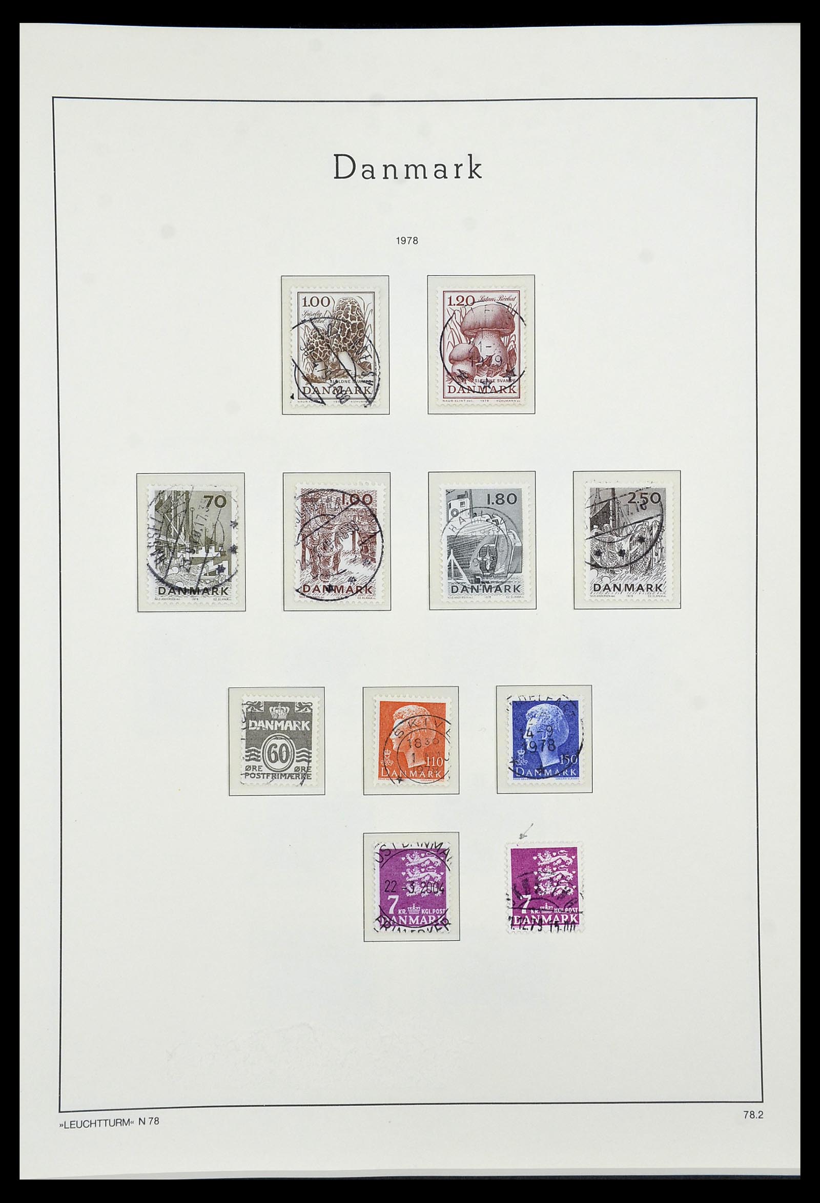 34183 048 - Postzegelverzameling 34183 Denemarken 1930-2014.