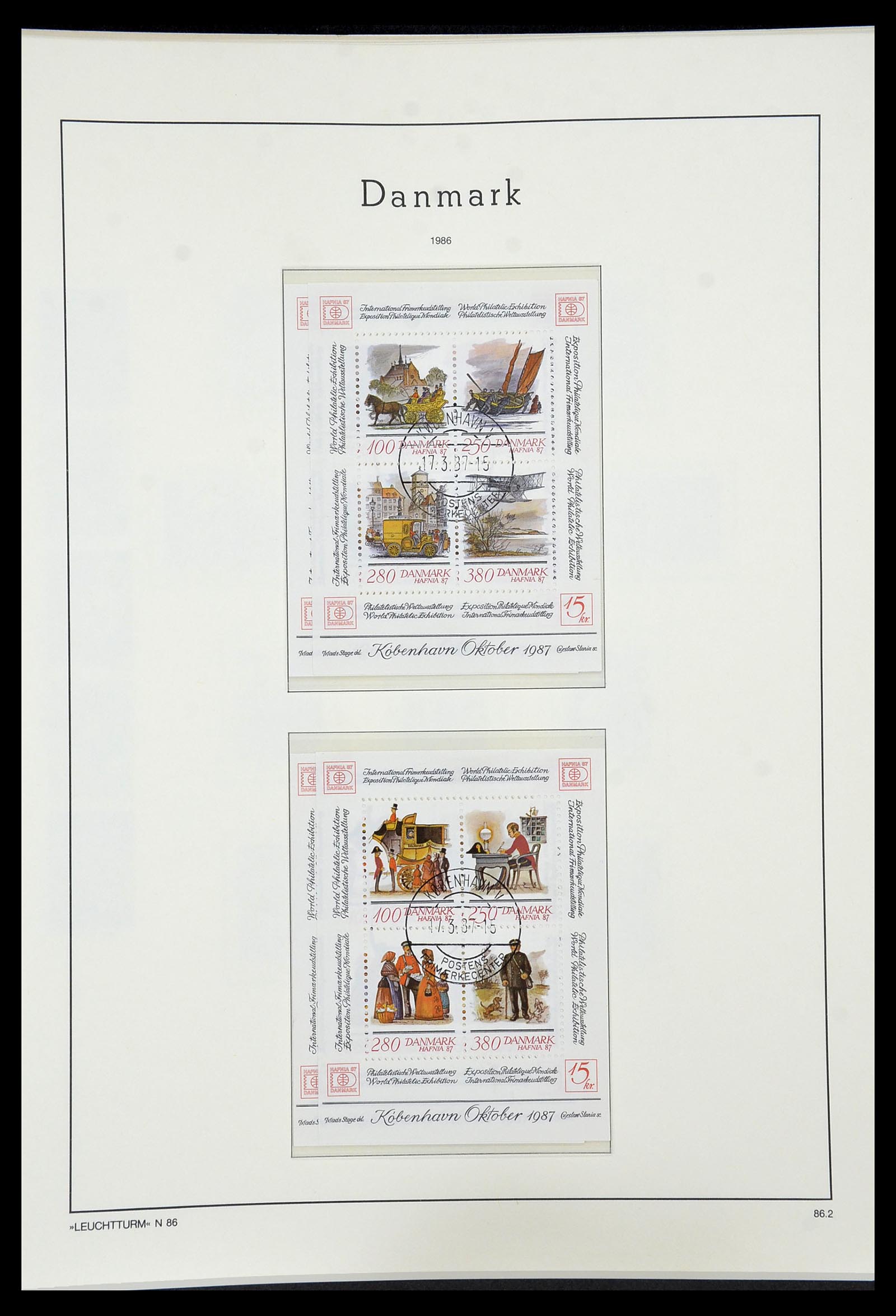 34183 065 - Postzegelverzameling 34183 Denemarken 1930-2014.