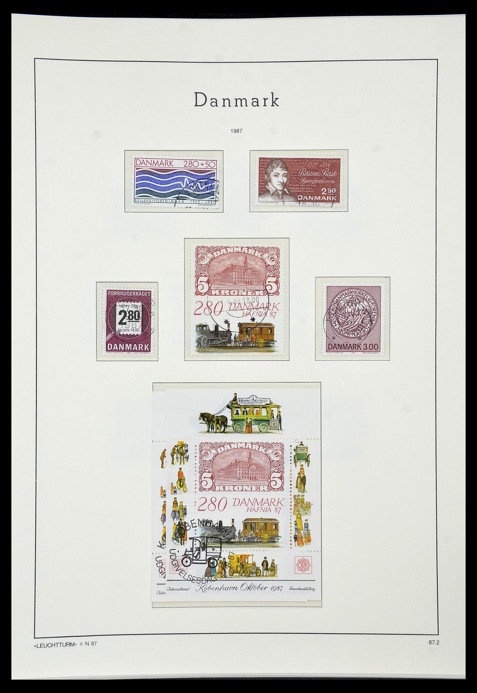 34183 068 - Postzegelverzameling 34183 Denemarken 1930-2014.