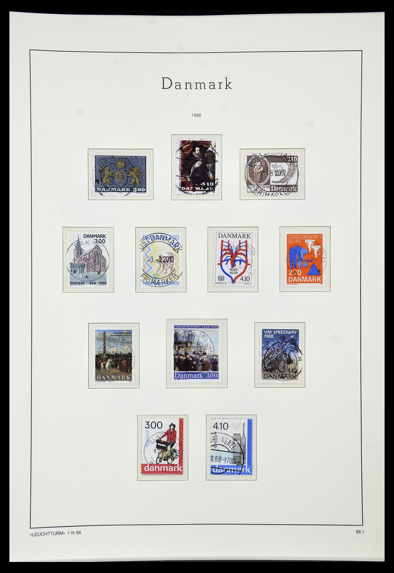 34183 069 - Postzegelverzameling 34183 Denemarken 1930-2014.