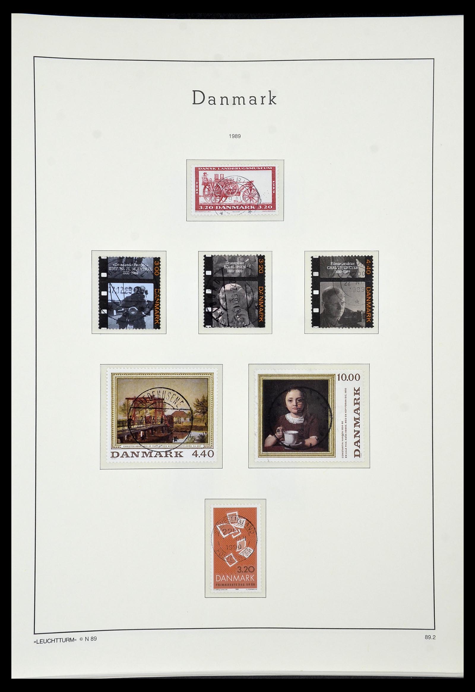 34183 073 - Postzegelverzameling 34183 Denemarken 1930-2014.