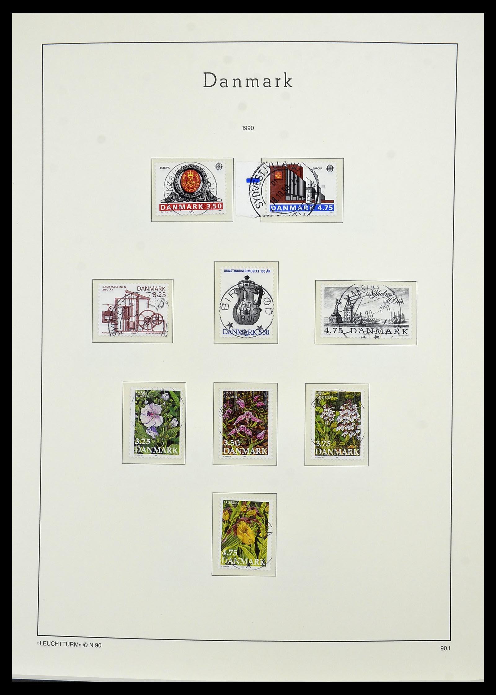 34183 075 - Postzegelverzameling 34183 Denemarken 1930-2014.