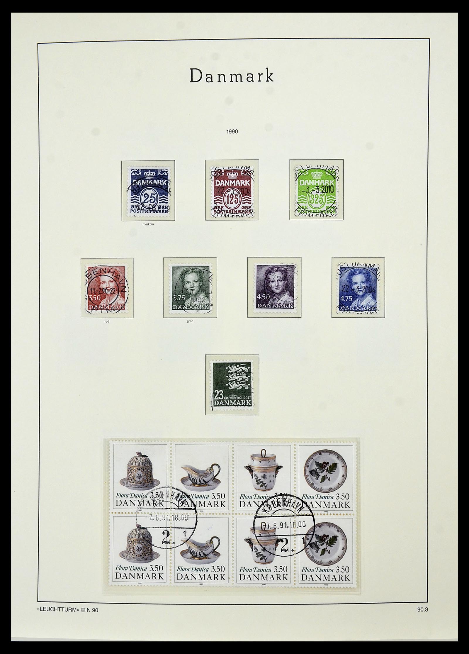 34183 077 - Postzegelverzameling 34183 Denemarken 1930-2014.