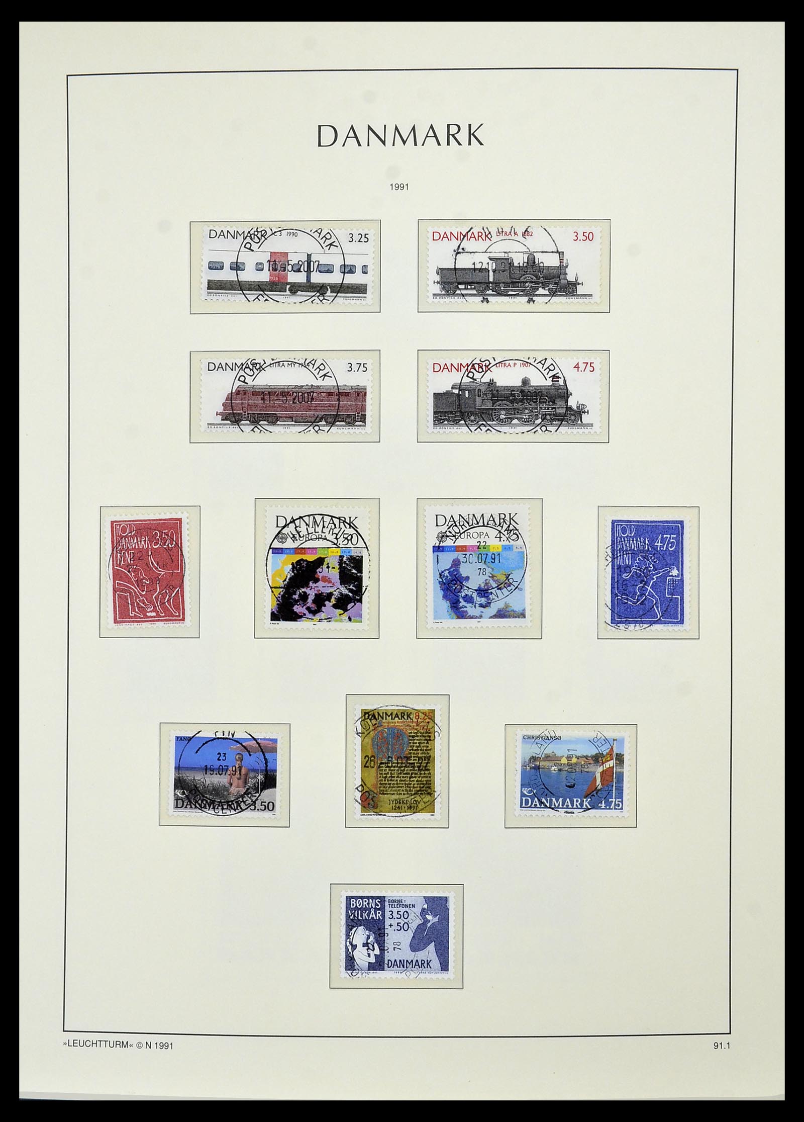 34183 078 - Postzegelverzameling 34183 Denemarken 1930-2014.