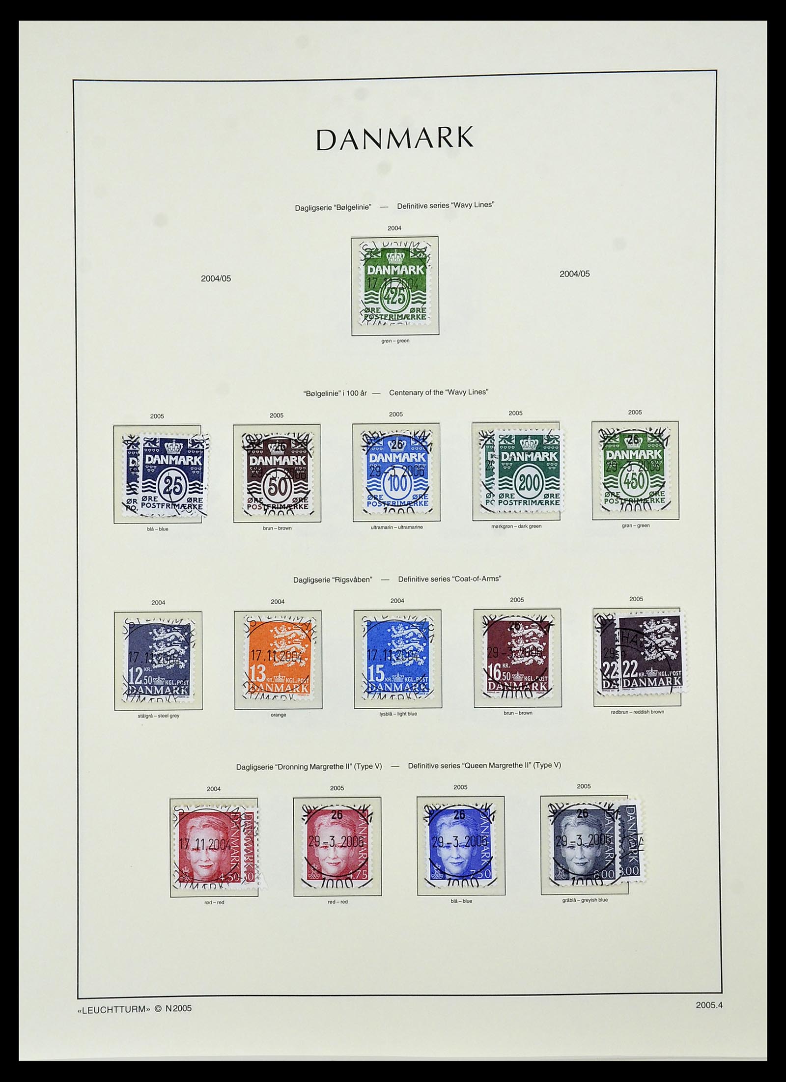 34183 128 - Stamp collection 34183 Denmark 1930-2014.