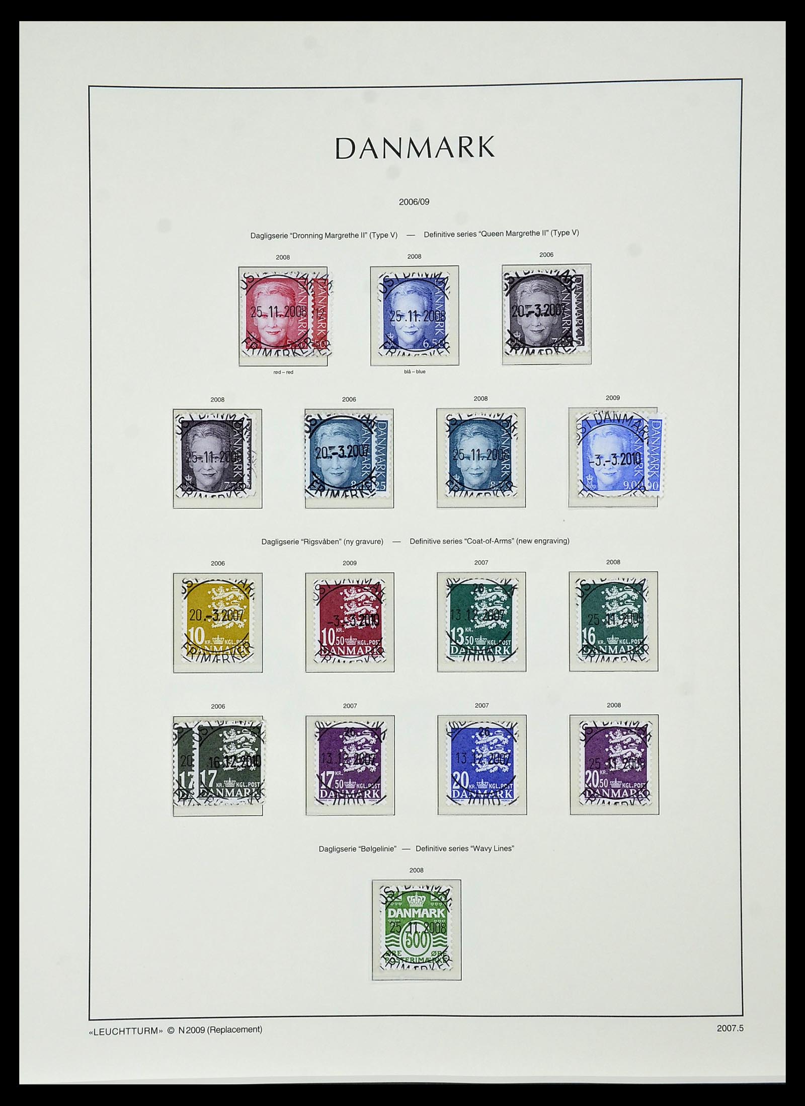 34183 141 - Stamp collection 34183 Denmark 1930-2014.