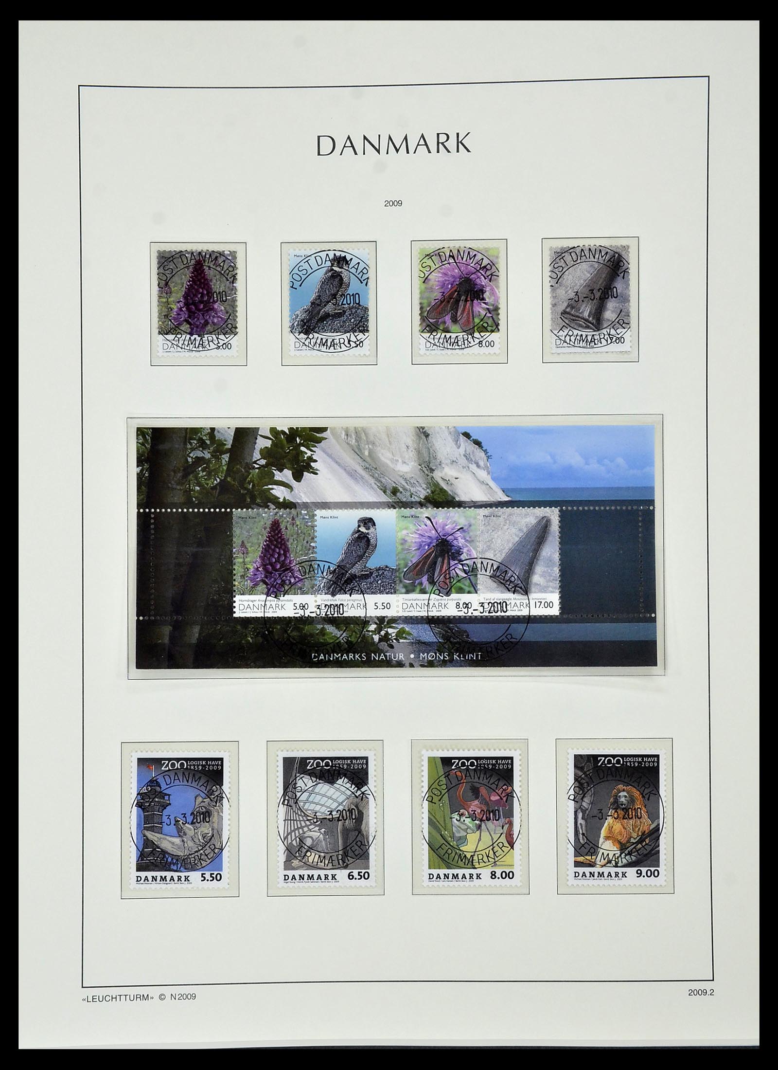 34183 143 - Postzegelverzameling 34183 Denemarken 1930-2014.