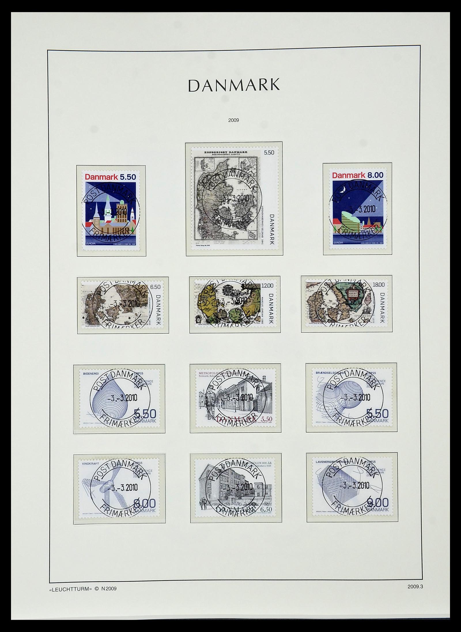 34183 144 - Postzegelverzameling 34183 Denemarken 1930-2014.