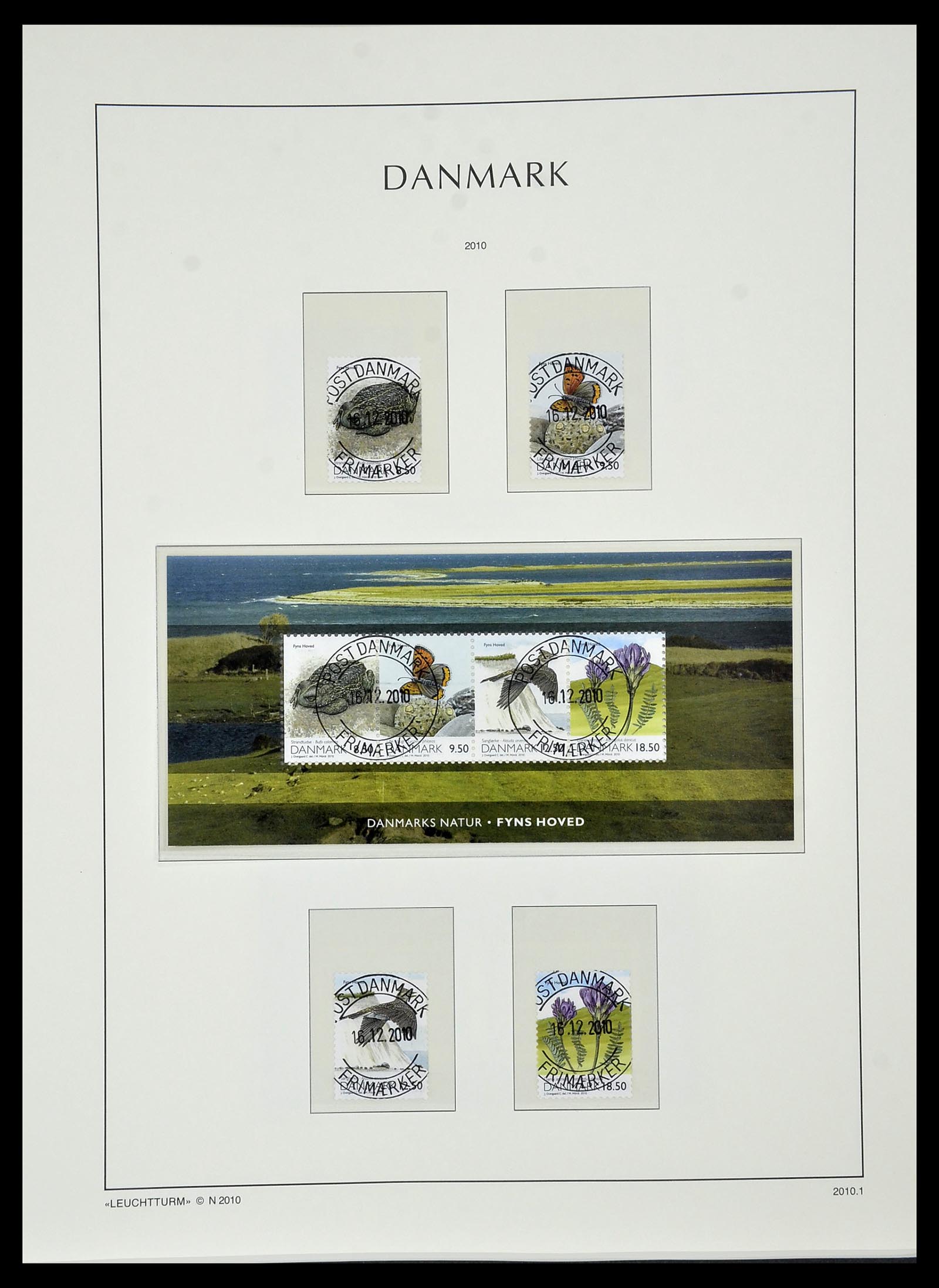 34183 147 - Postzegelverzameling 34183 Denemarken 1930-2014.