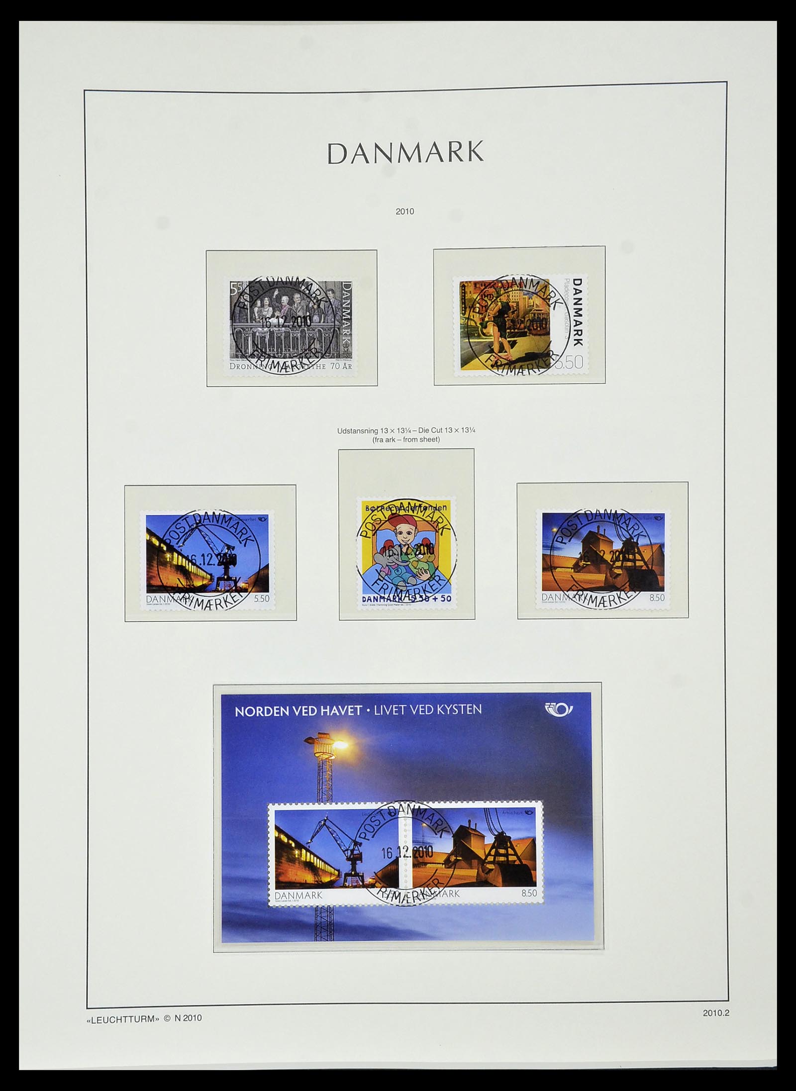 34183 148 - Postzegelverzameling 34183 Denemarken 1930-2014.