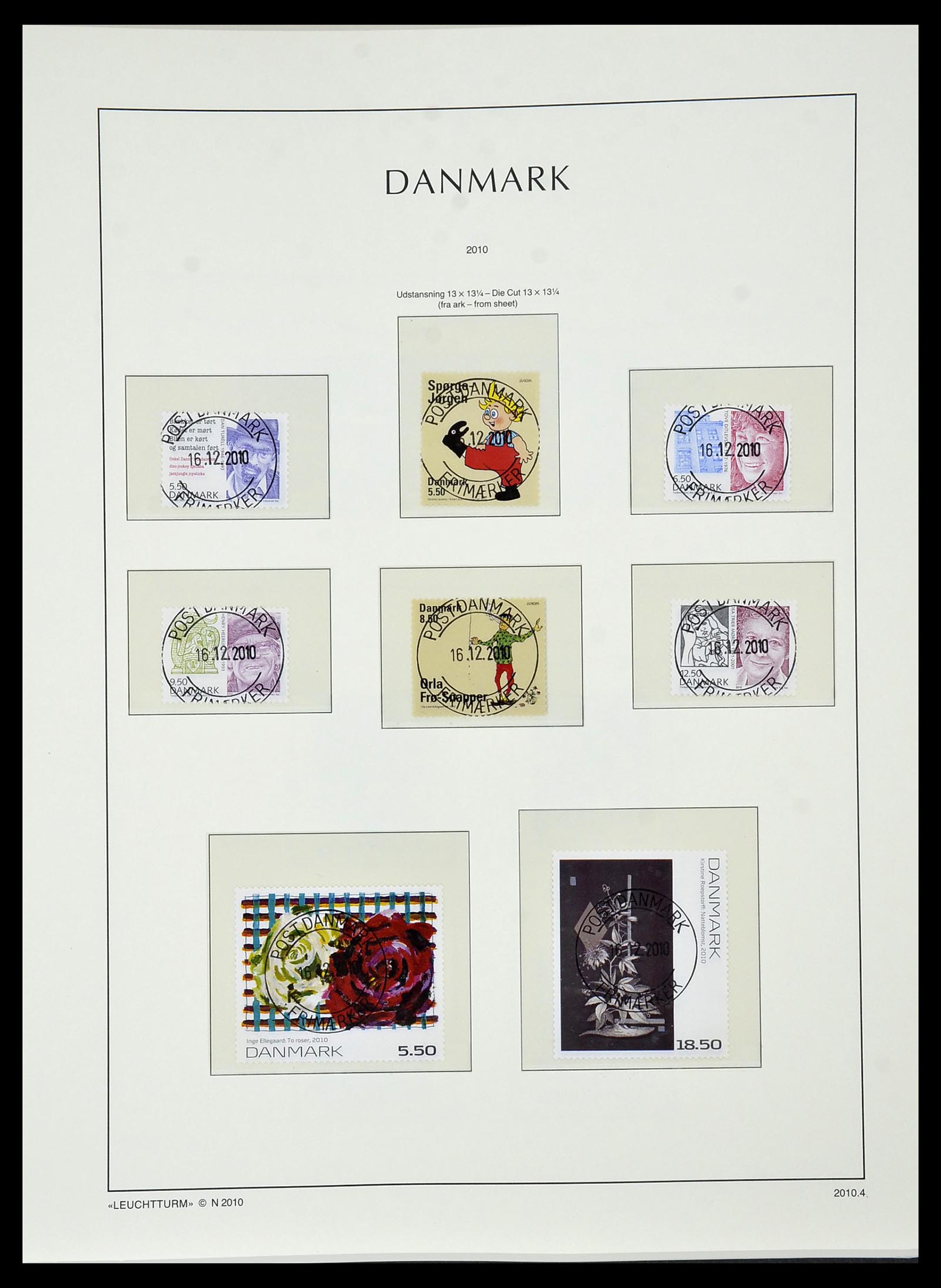 34183 151 - Postzegelverzameling 34183 Denemarken 1930-2014.