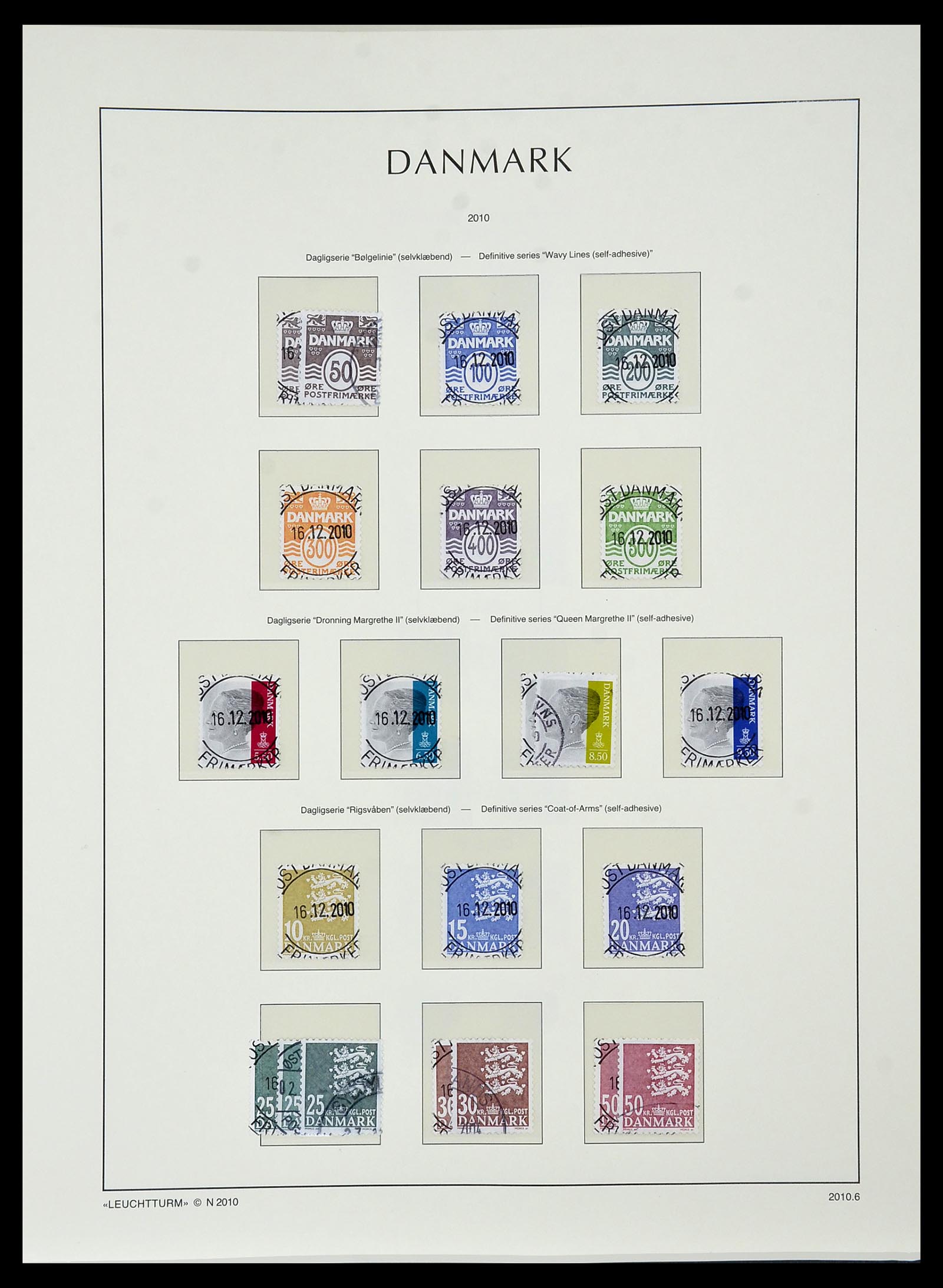 34183 154 - Postzegelverzameling 34183 Denemarken 1930-2014.