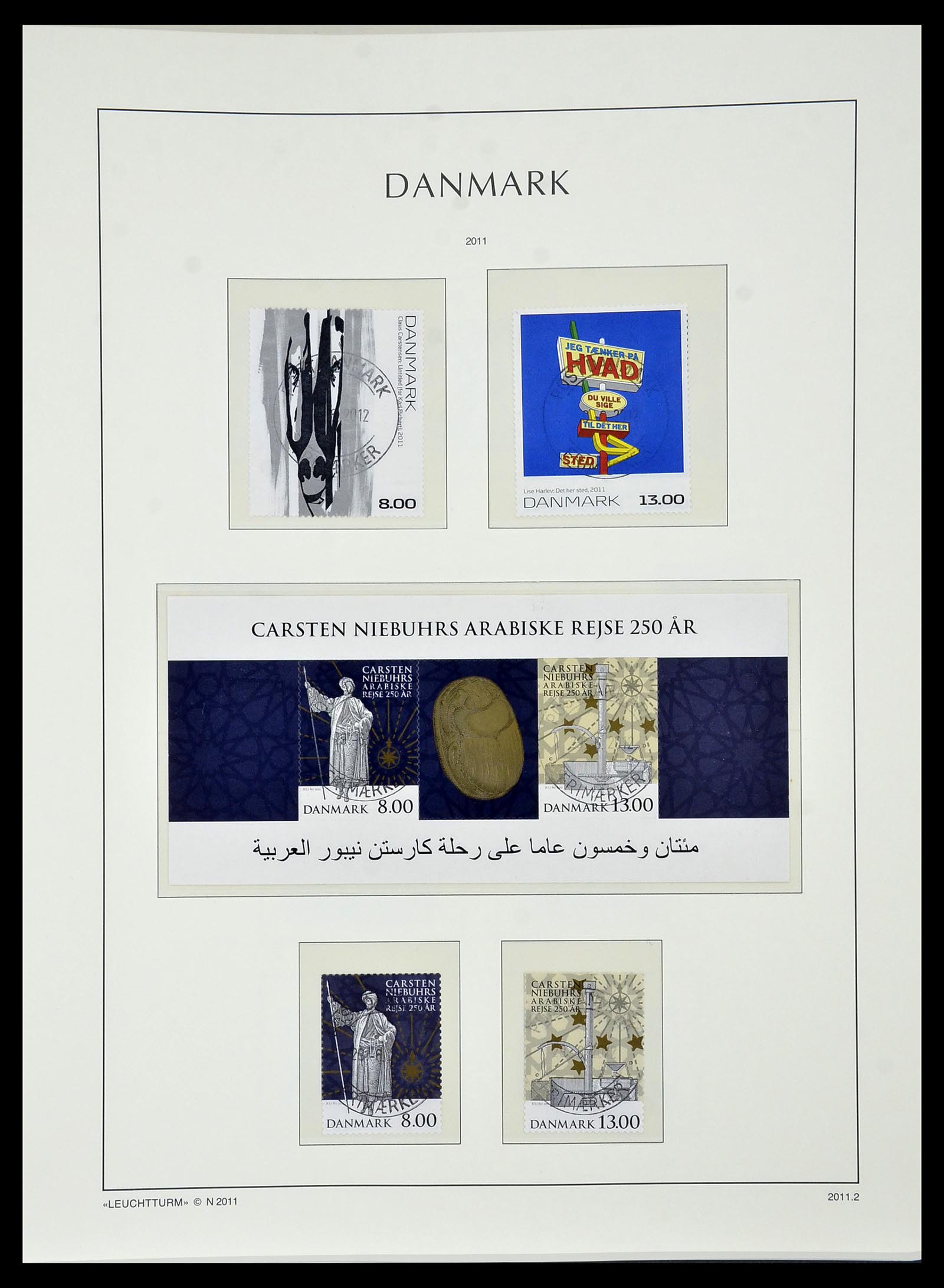 34183 158 - Postzegelverzameling 34183 Denemarken 1930-2014.