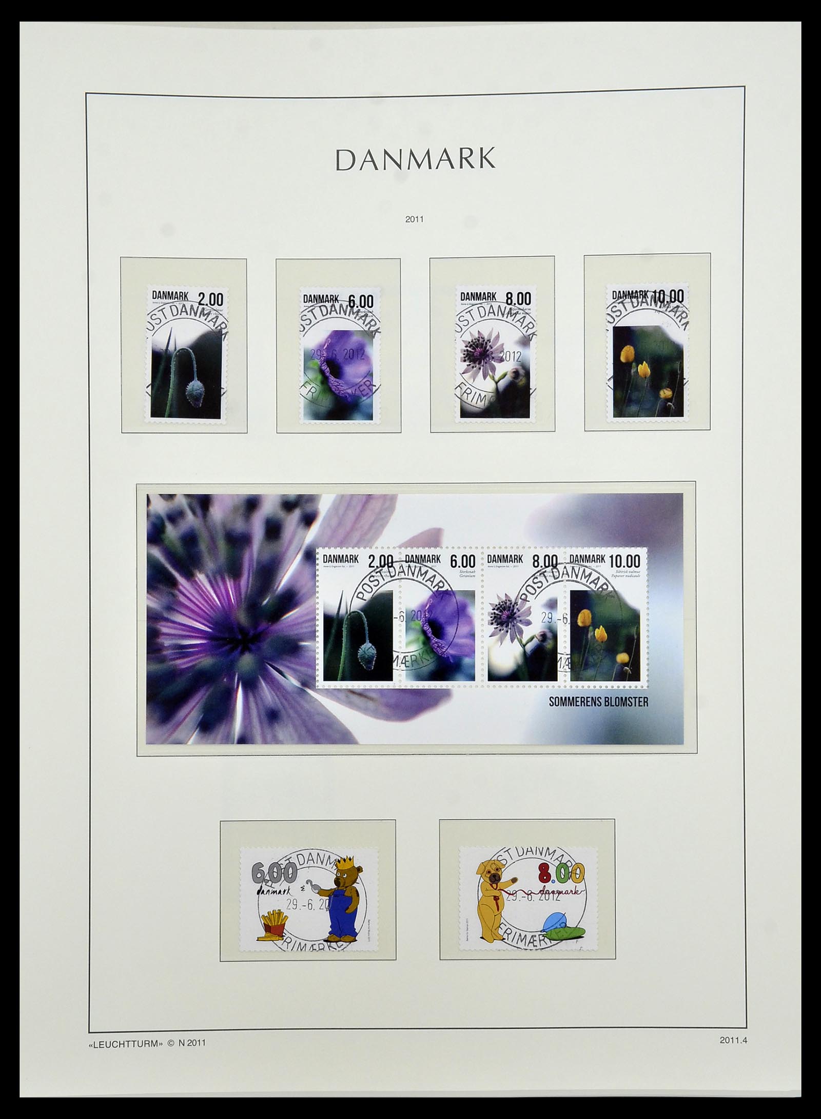 34183 160 - Postzegelverzameling 34183 Denemarken 1930-2014.
