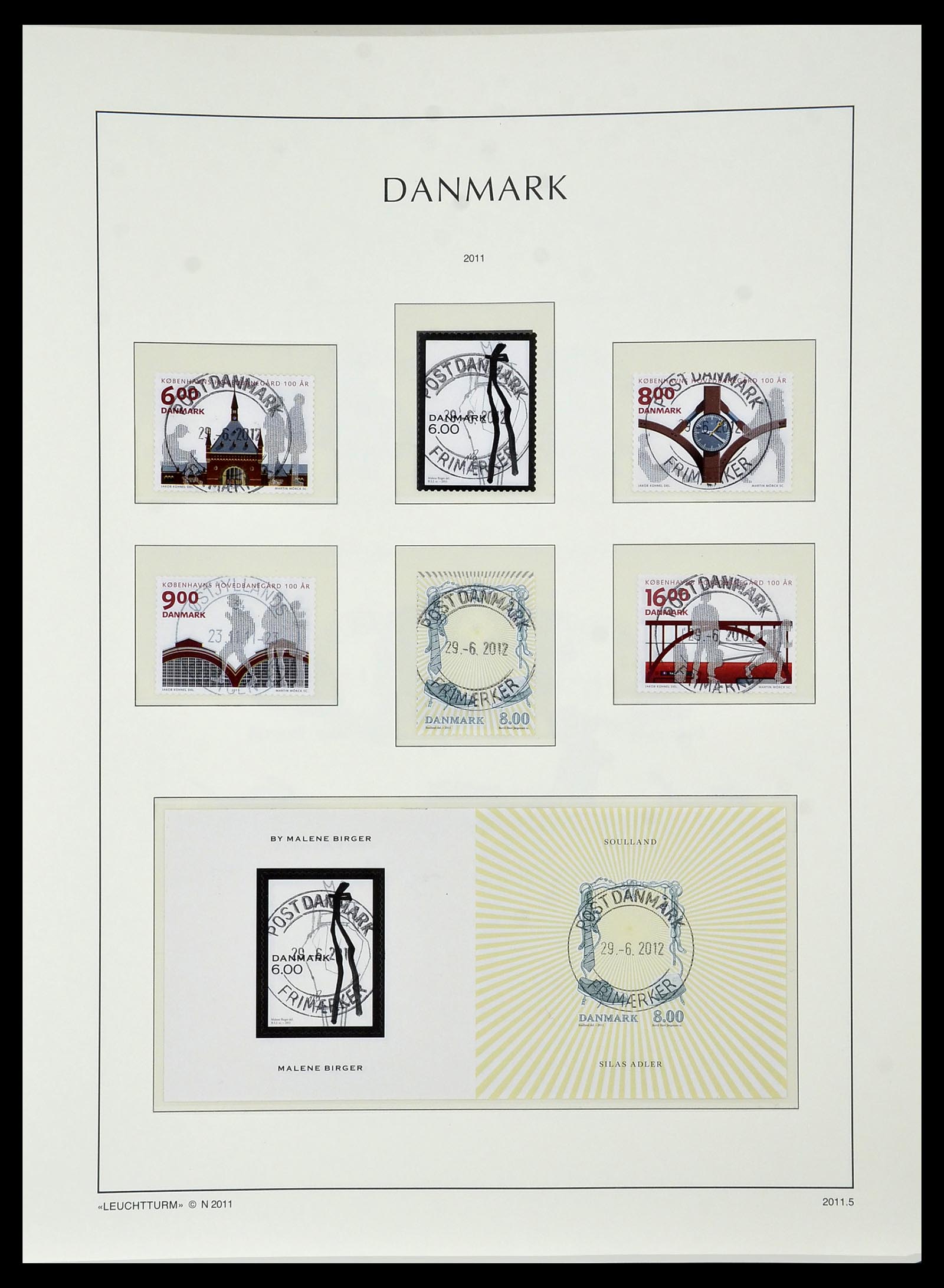 34183 161 - Postzegelverzameling 34183 Denemarken 1930-2014.