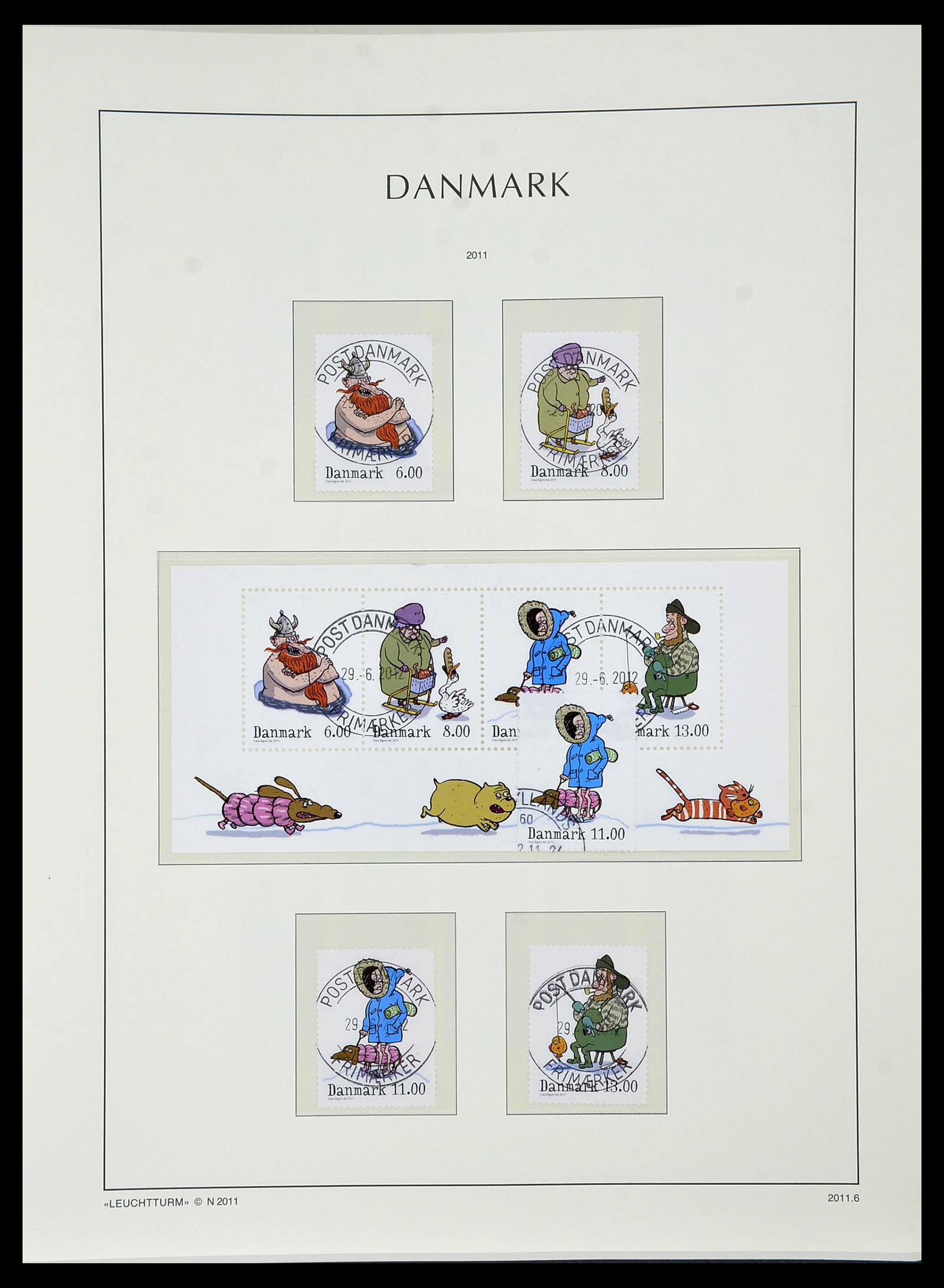 34183 162 - Postzegelverzameling 34183 Denemarken 1930-2014.