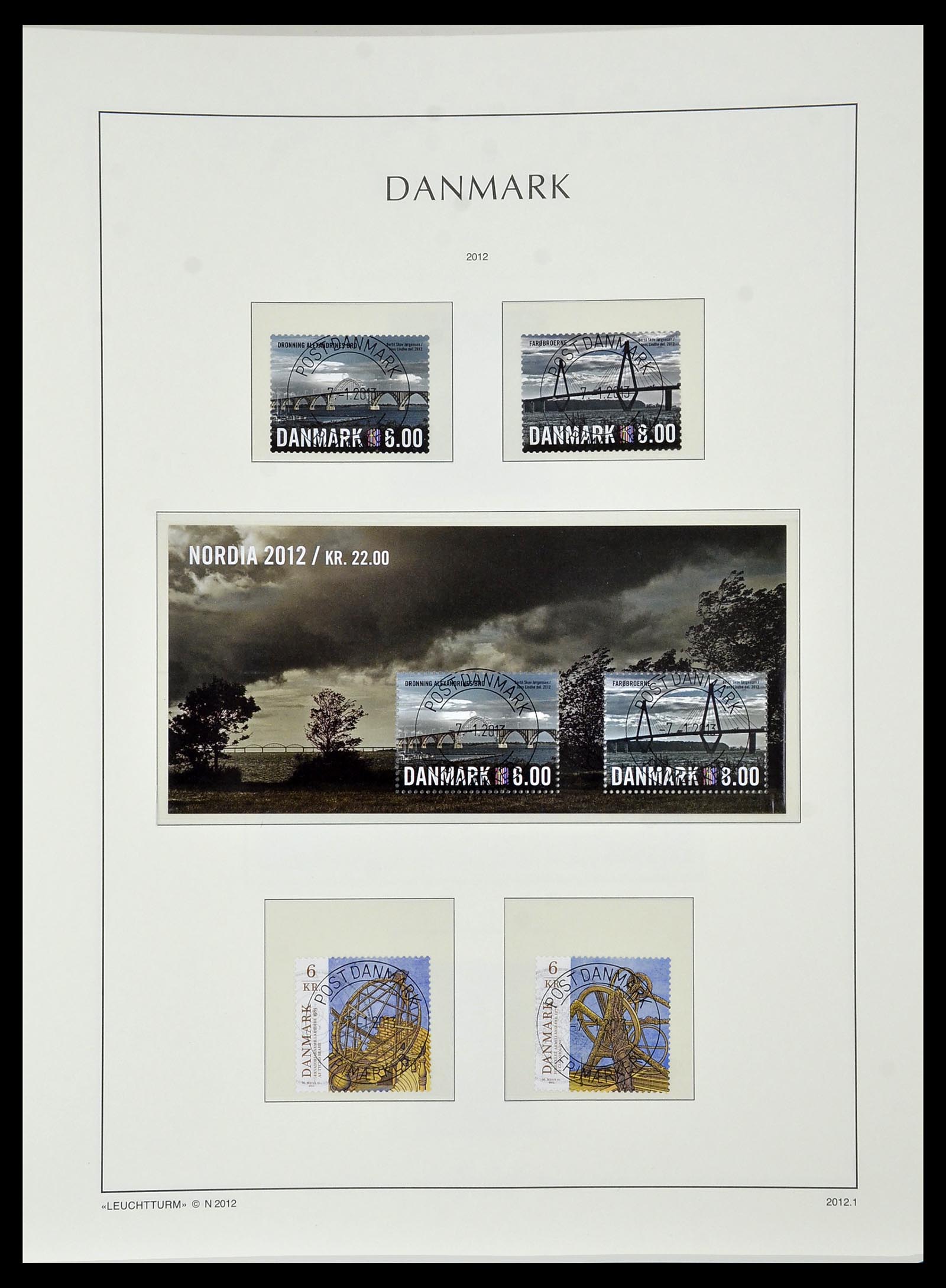 34183 165 - Postzegelverzameling 34183 Denemarken 1930-2014.
