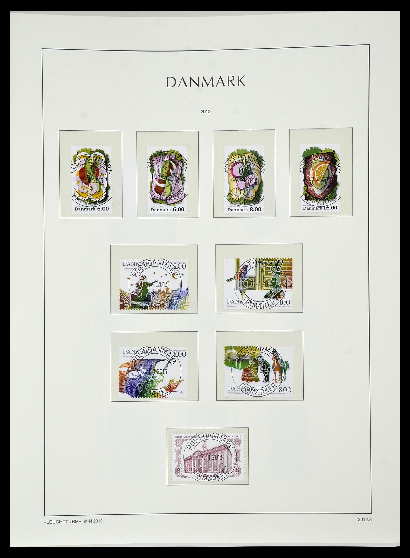 34183 169 - Postzegelverzameling 34183 Denemarken 1930-2014.