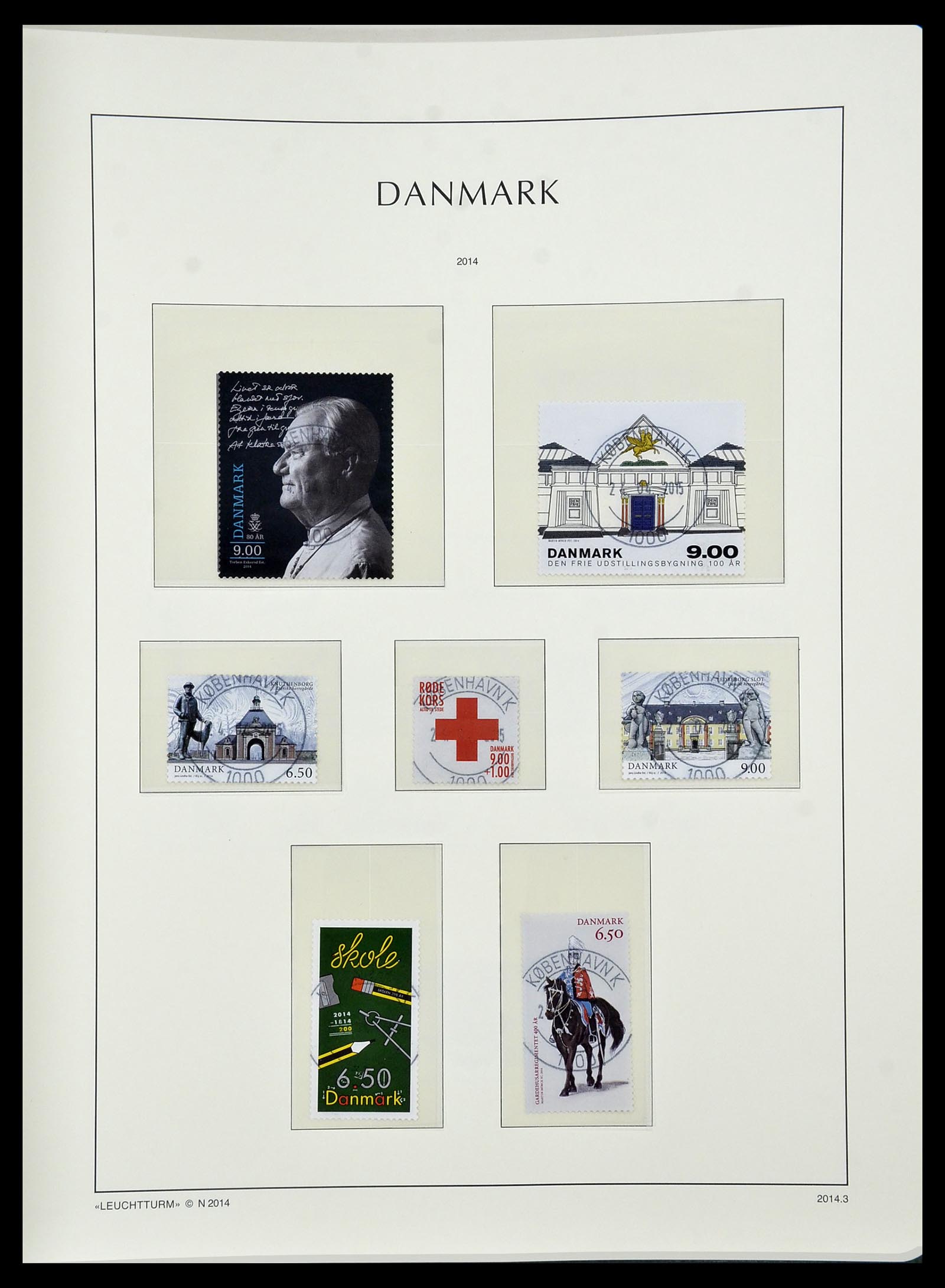 34183 178 - Postzegelverzameling 34183 Denemarken 1930-2014.