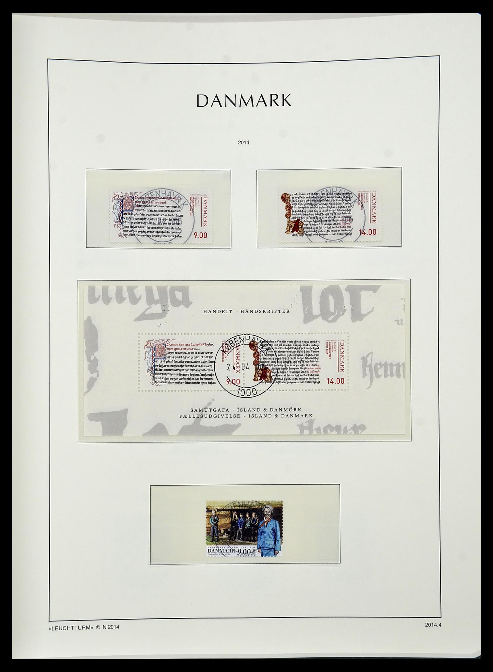 34183 179 - Postzegelverzameling 34183 Denemarken 1930-2014.