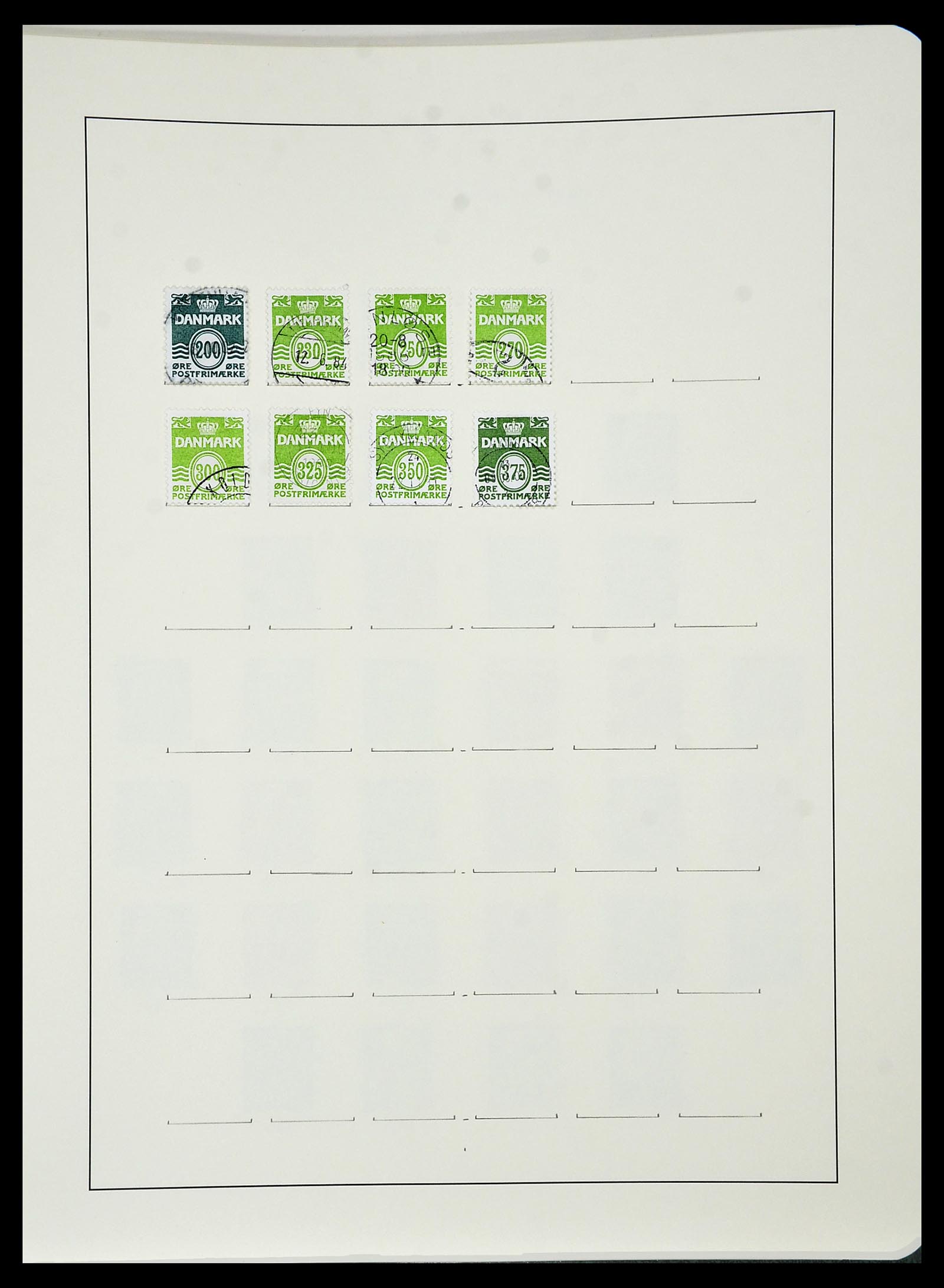 34183 182 - Postzegelverzameling 34183 Denemarken 1930-2014.