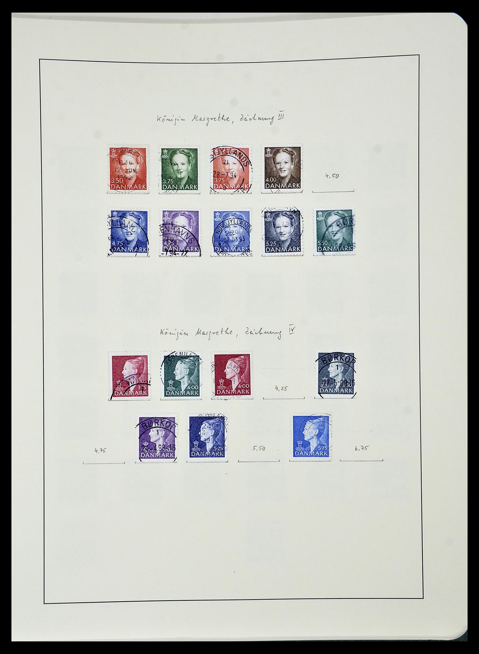 34183 185 - Postzegelverzameling 34183 Denemarken 1930-2014.