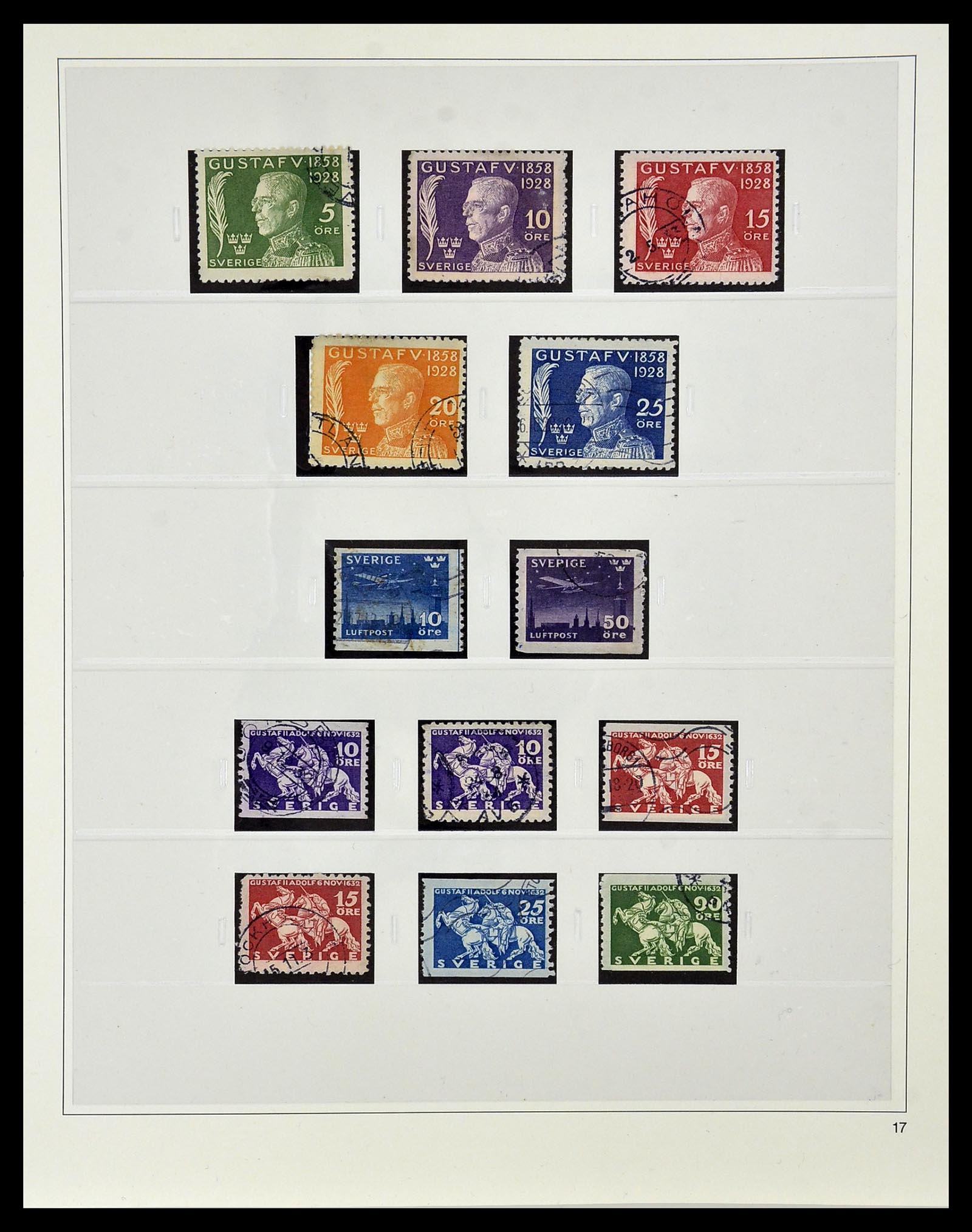 34184 016 - Postzegelverzameling 34184 Zweden 1855-1968.