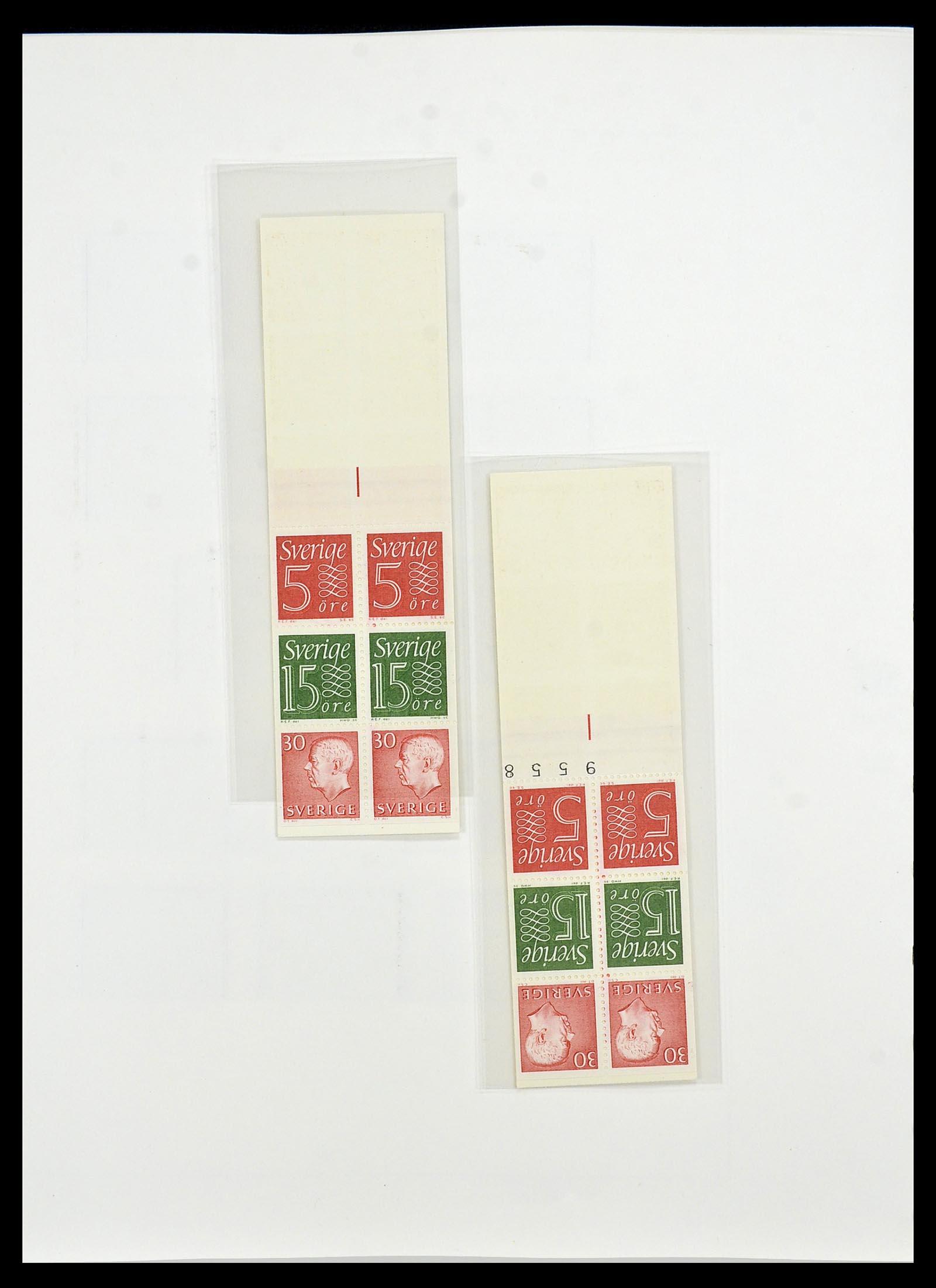 34184 058 - Postzegelverzameling 34184 Zweden 1855-1968.