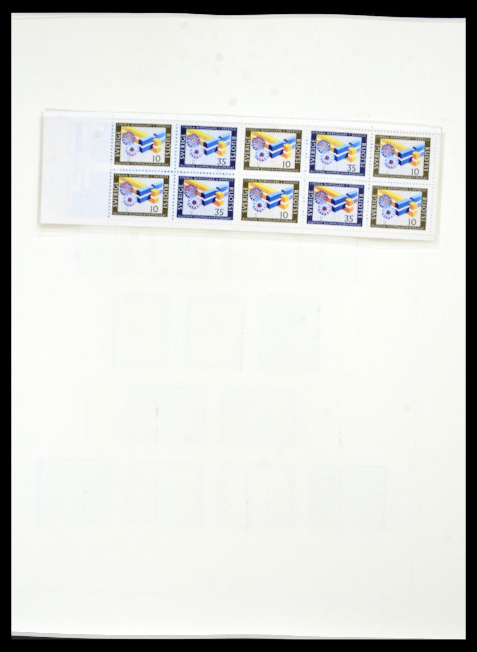 34184 064 - Postzegelverzameling 34184 Zweden 1855-1968.