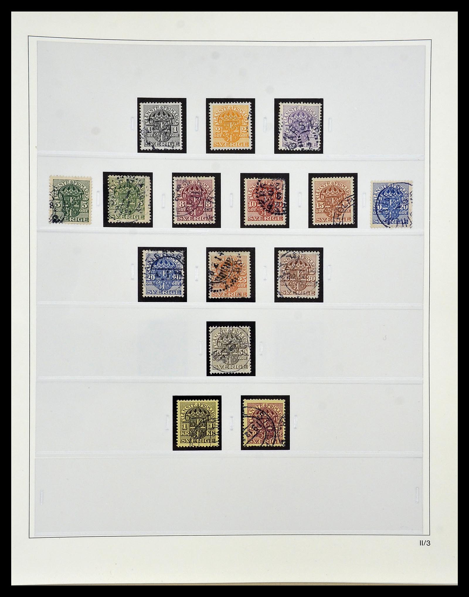 34184 073 - Postzegelverzameling 34184 Zweden 1855-1968.