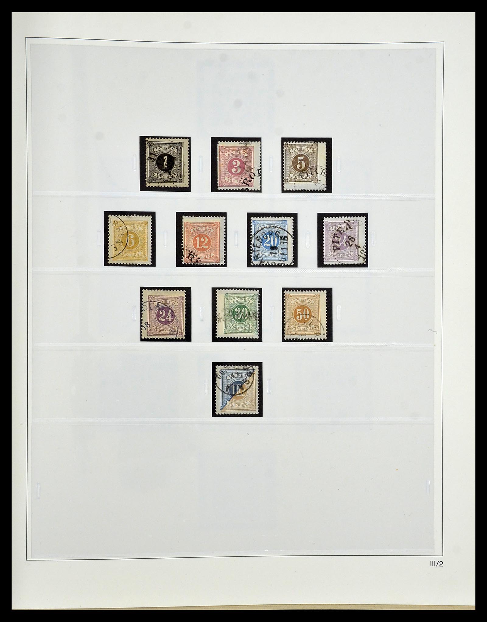 34184 076 - Postzegelverzameling 34184 Zweden 1855-1968.