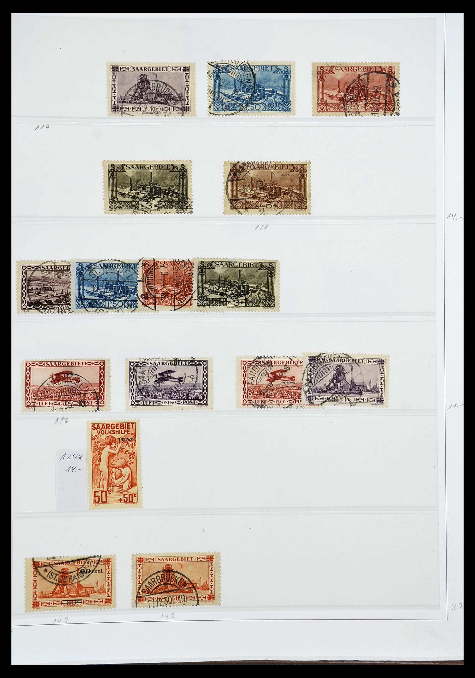 34185 005 - Postzegelverzameling 34185 Duitse gebieden, zones, bezettingen 1920-1