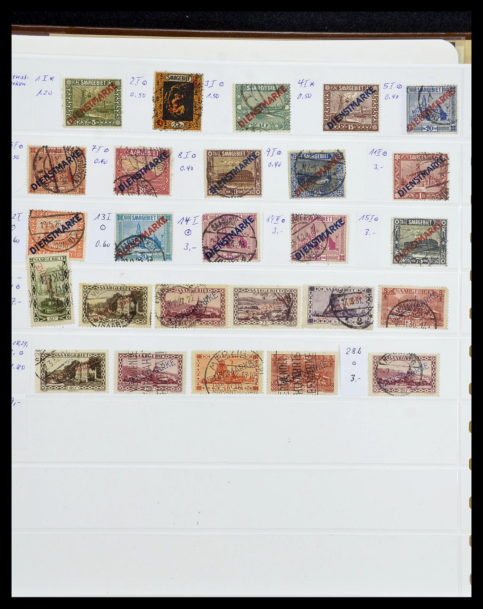 34185 007 - Postzegelverzameling 34185 Duitse gebieden, zones, bezettingen 1920-1