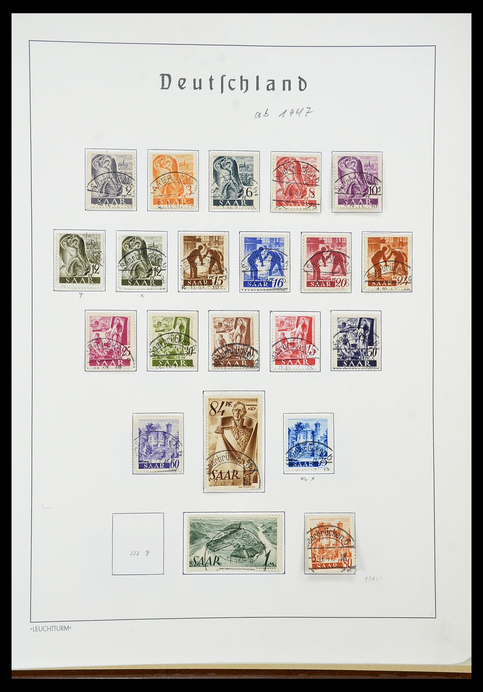 34185 008 - Postzegelverzameling 34185 Duitse gebieden, zones, bezettingen 1920-1