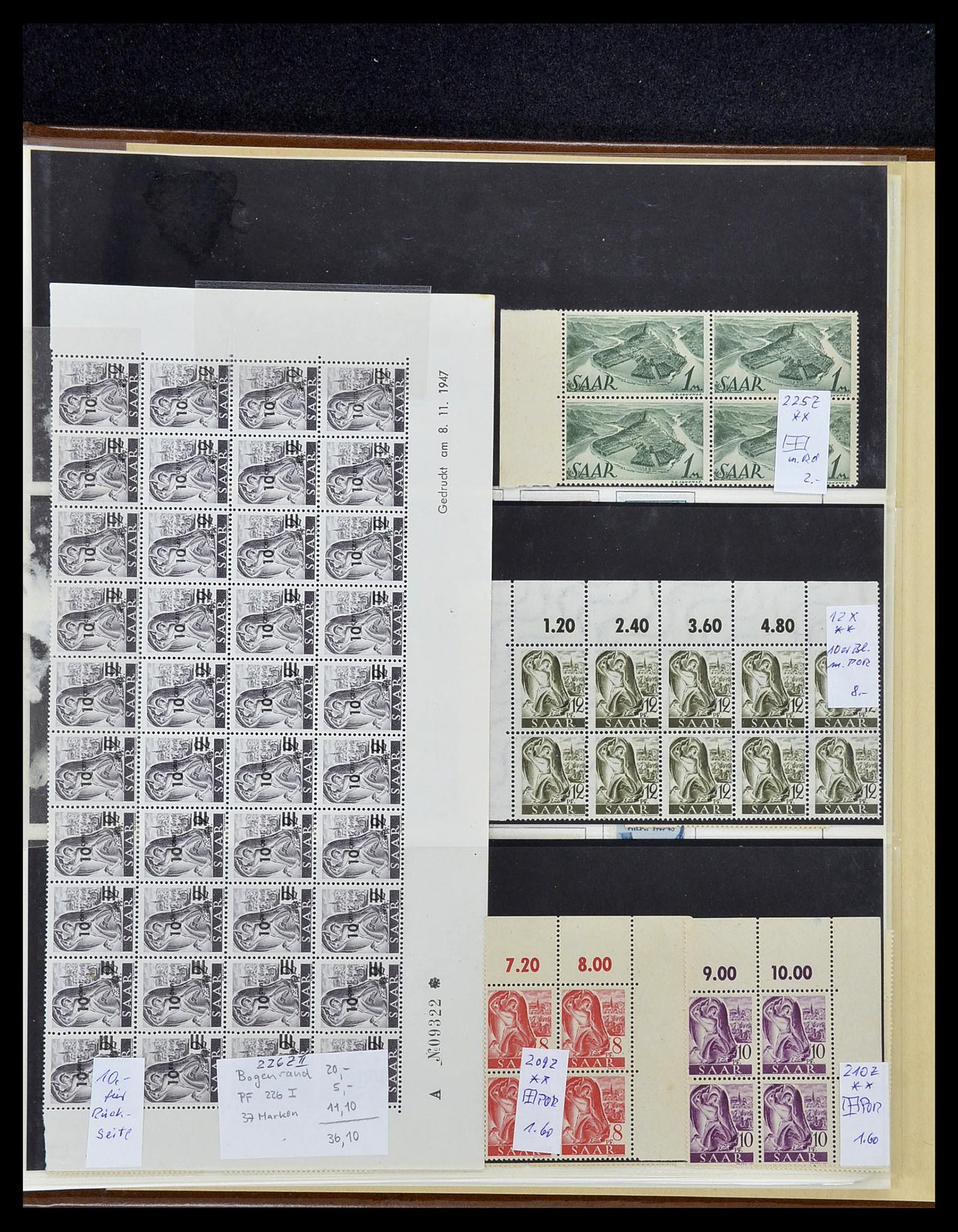 34185 010 - Postzegelverzameling 34185 Duitse gebieden, zones, bezettingen 1920-1