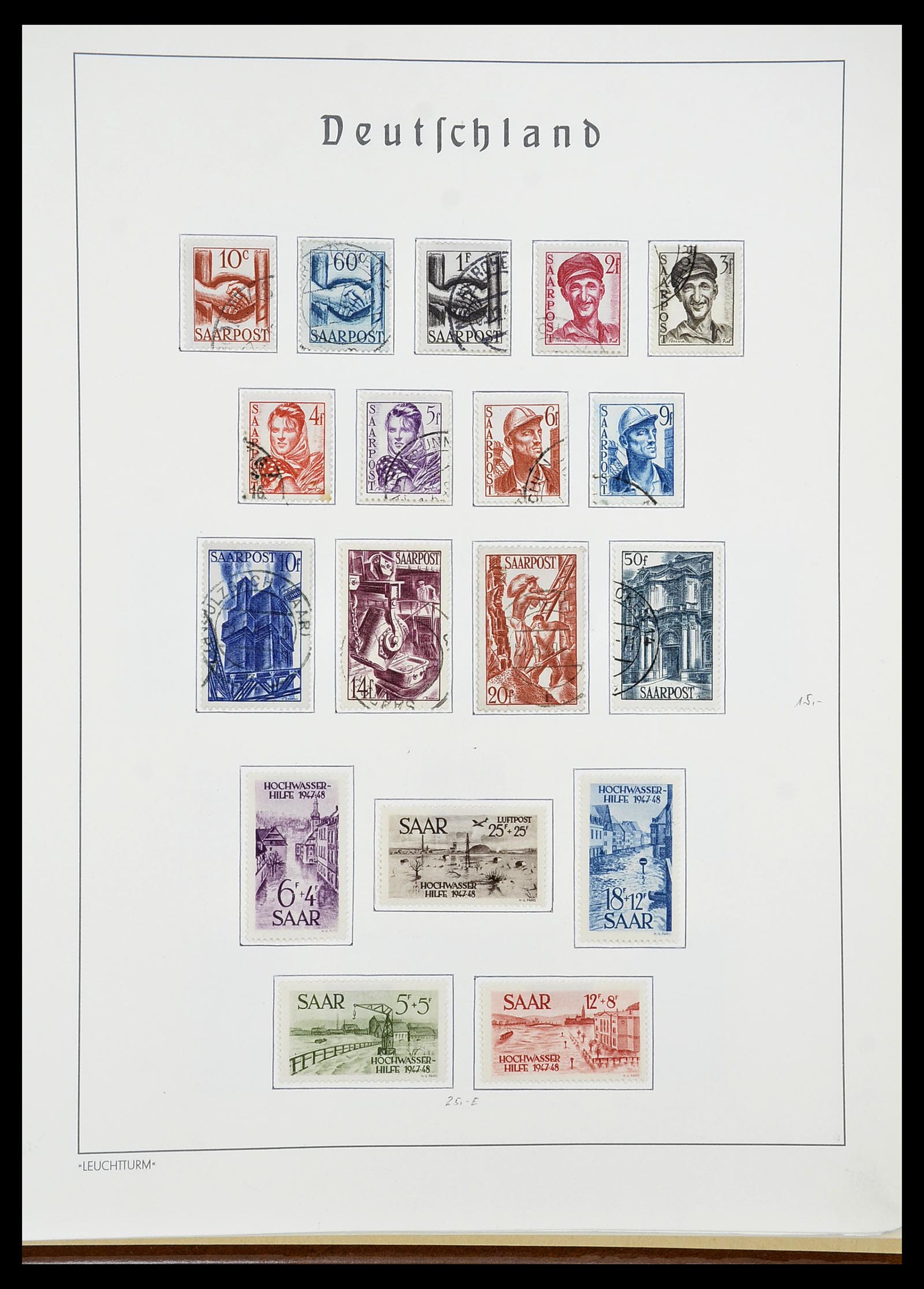 34185 012 - Postzegelverzameling 34185 Duitse gebieden, zones, bezettingen 1920-1