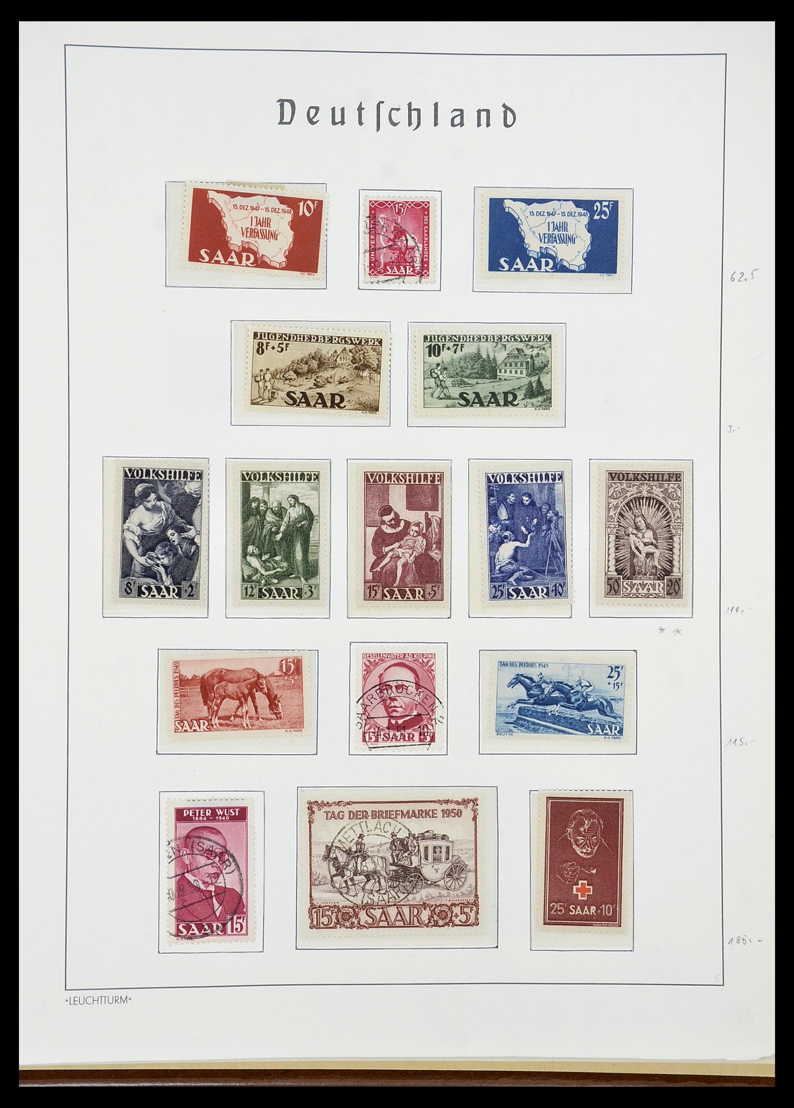 34185 013 - Postzegelverzameling 34185 Duitse gebieden, zones, bezettingen 1920-1