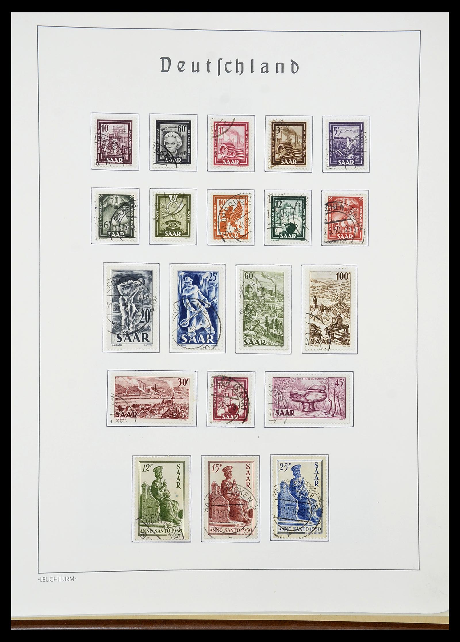 34185 014 - Postzegelverzameling 34185 Duitse gebieden, zones, bezettingen 1920-1