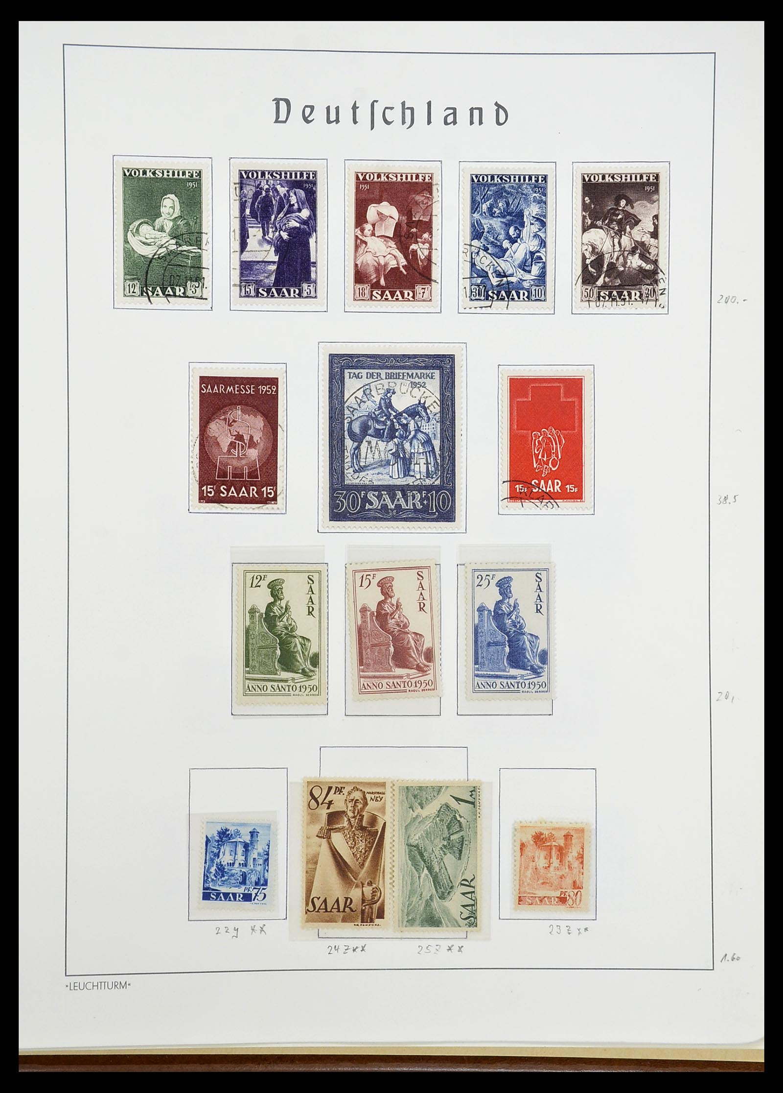 34185 016 - Postzegelverzameling 34185 Duitse gebieden, zones, bezettingen 1920-1
