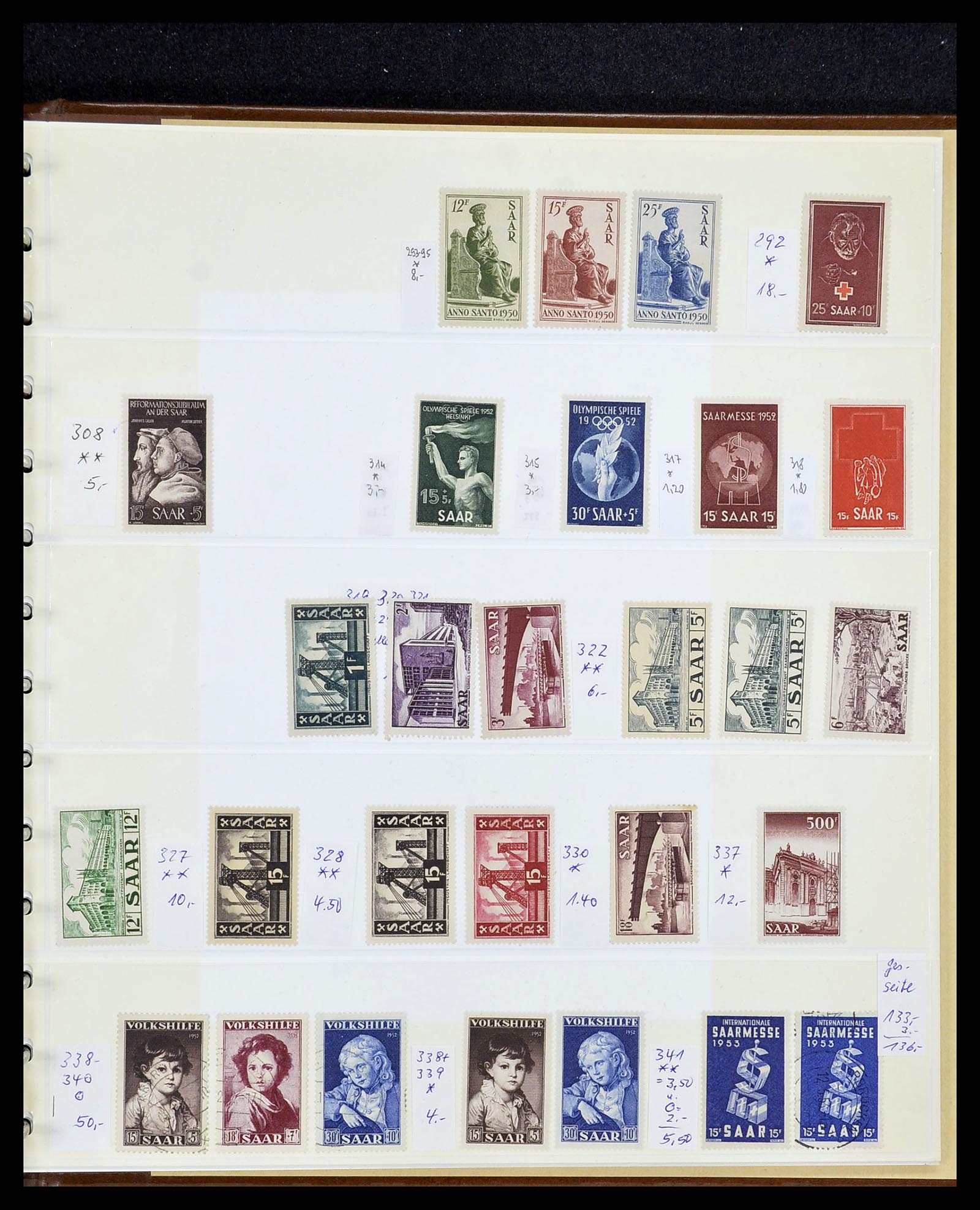 34185 018 - Postzegelverzameling 34185 Duitse gebieden, zones, bezettingen 1920-1
