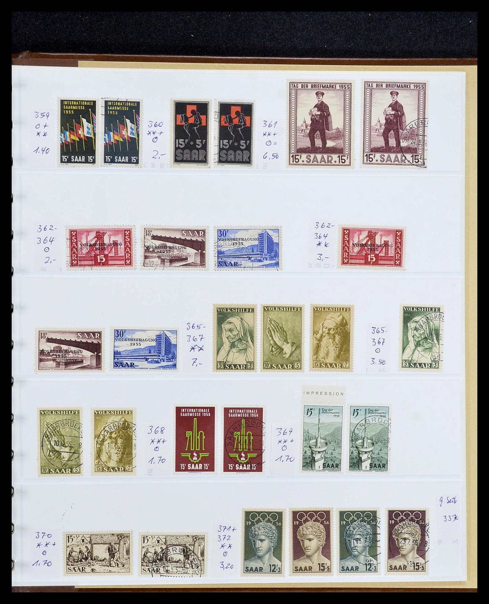 34185 019 - Postzegelverzameling 34185 Duitse gebieden, zones, bezettingen 1920-1