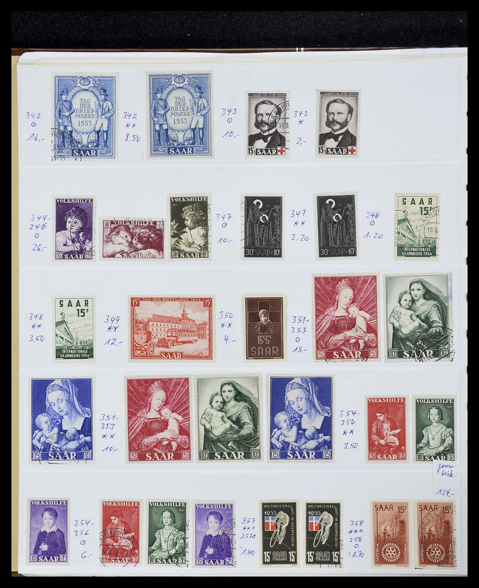 34185 020 - Postzegelverzameling 34185 Duitse gebieden, zones, bezettingen 1920-1