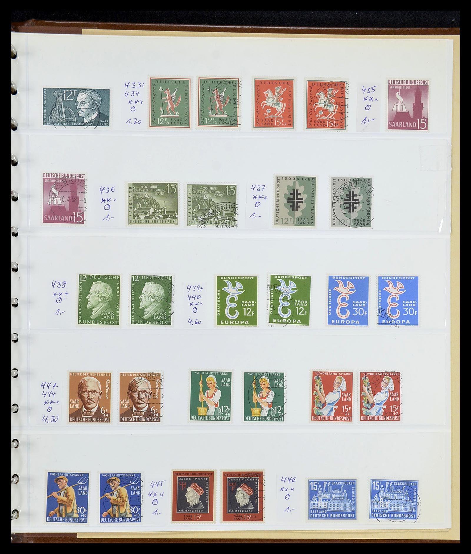 34185 023 - Postzegelverzameling 34185 Duitse gebieden, zones, bezettingen 1920-1