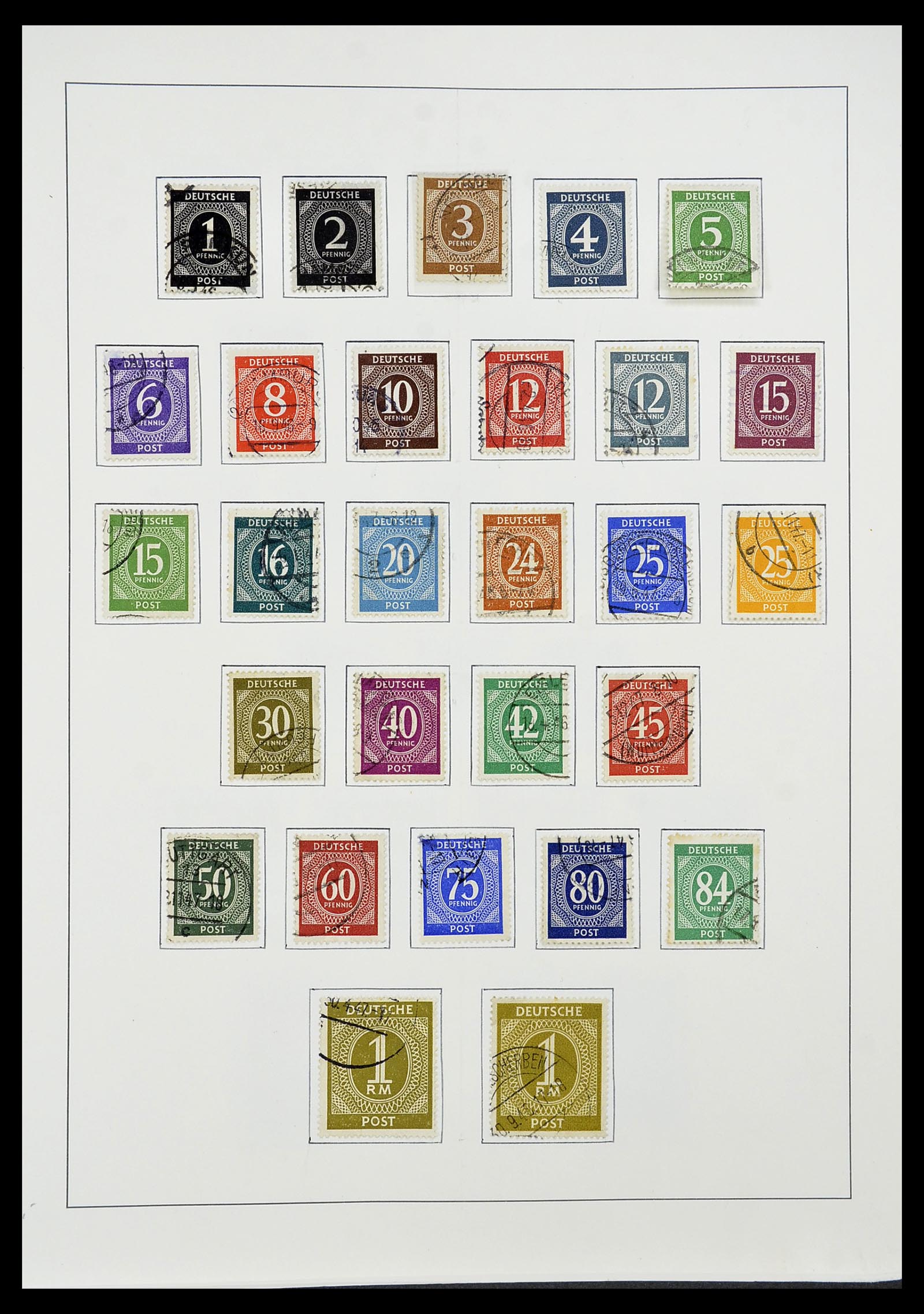 34185 027 - Postzegelverzameling 34185 Duitse gebieden, zones, bezettingen 1920-1