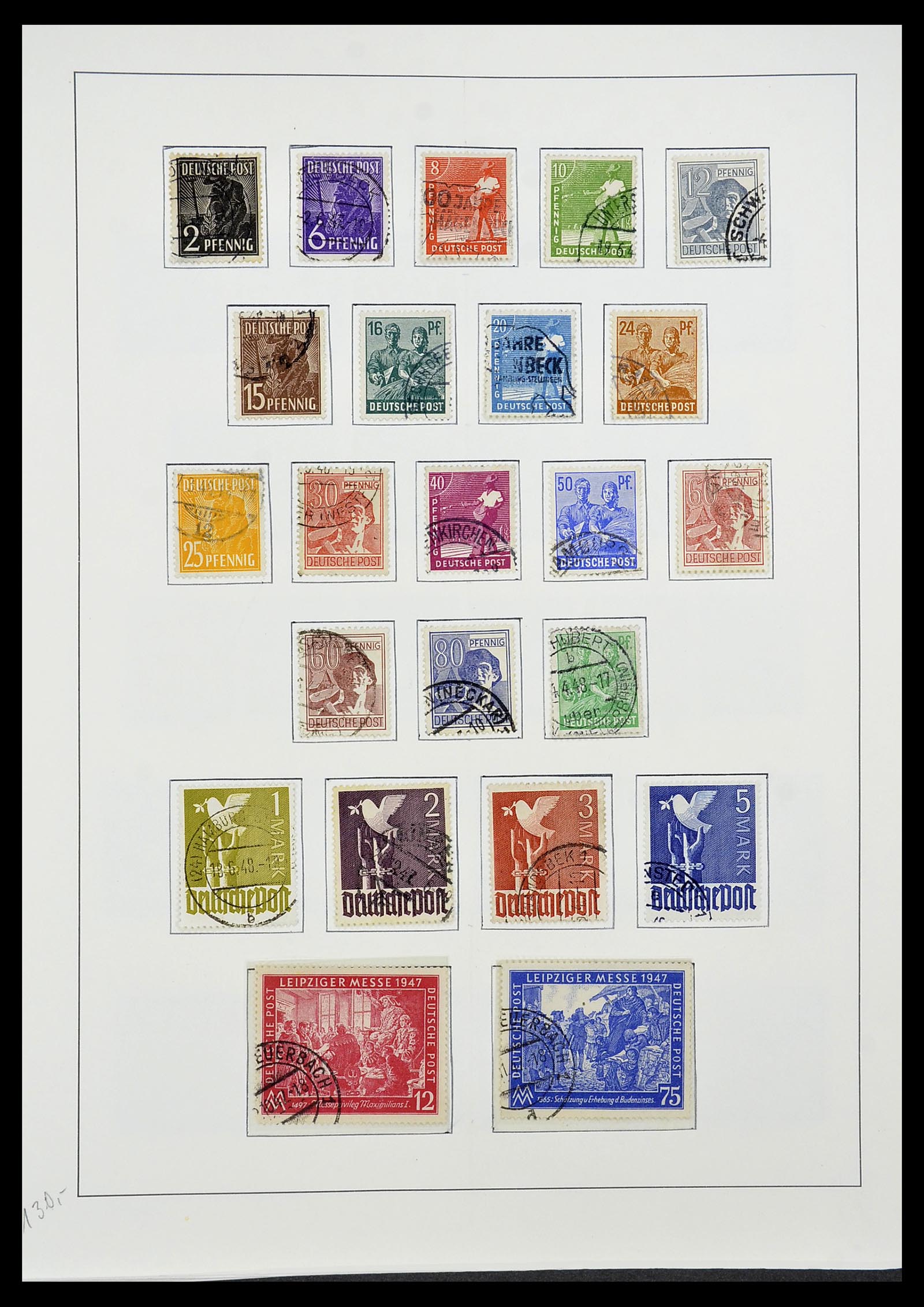 34185 028 - Postzegelverzameling 34185 Duitse gebieden, zones, bezettingen 1920-1
