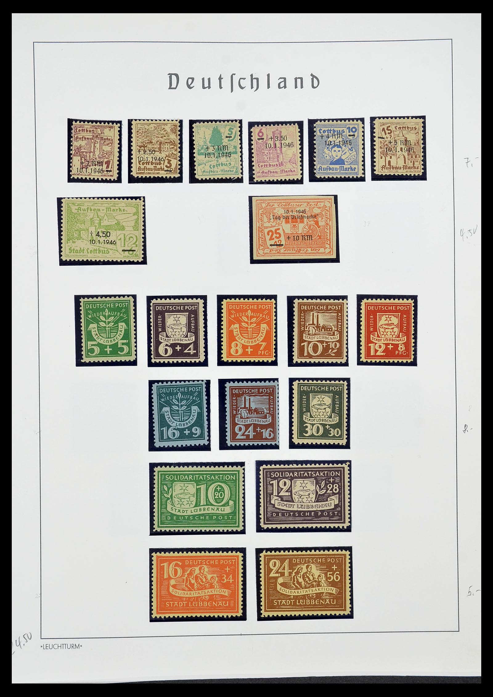 34185 030 - Stamp collection 34185 German territories, zones, occupations 1920-1959.