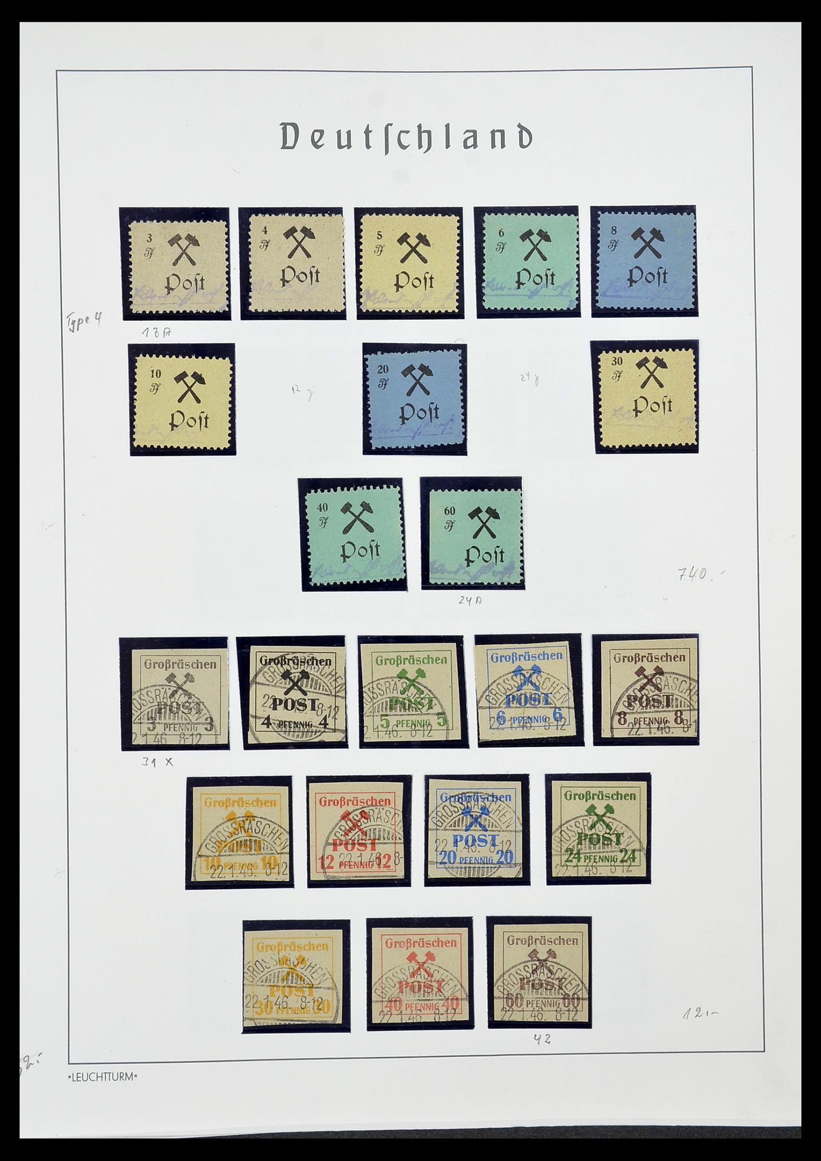 34185 031 - Postzegelverzameling 34185 Duitse gebieden, zones, bezettingen 1920-1
